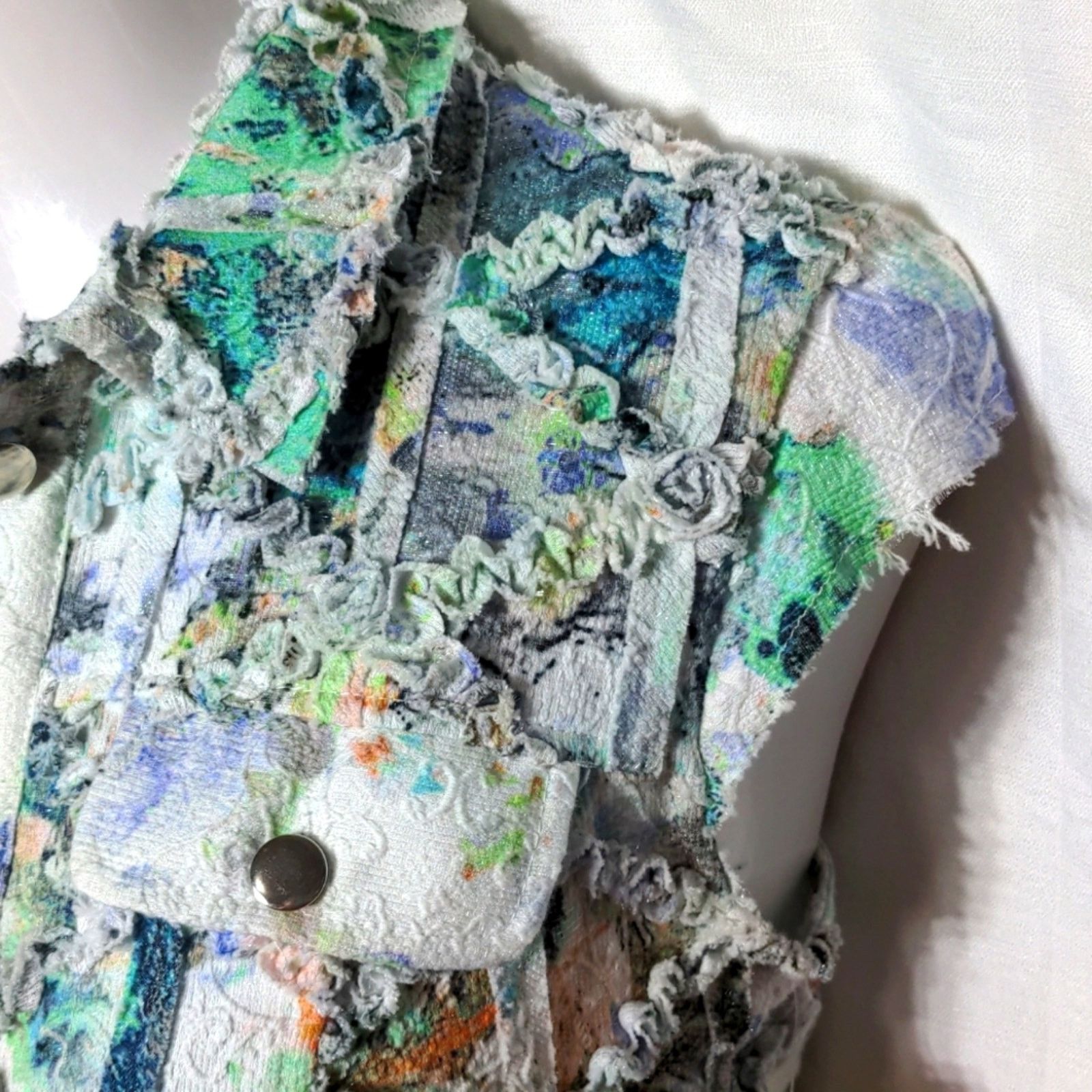 Other ALBERTO MAKALI Watercolor Sleeveless Vest Size 6 Size M / US 6-8 / IT 42-44 - 6 Thumbnail