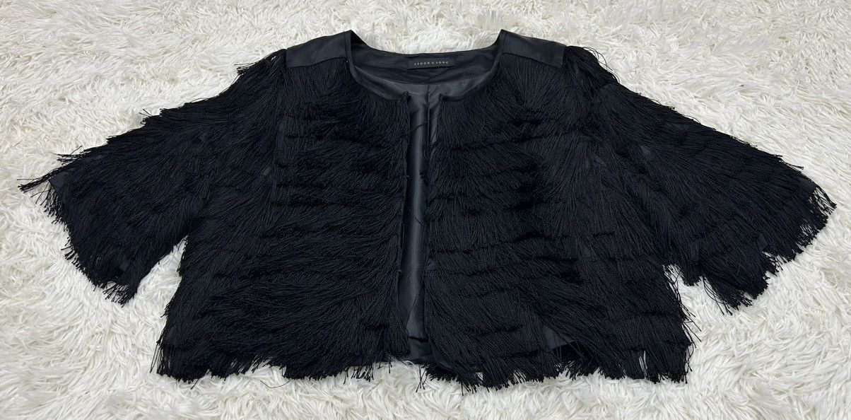 Japanese Brand Japanese Brand Croon a Song Crop Top Rayon Jacket Size S / US 4 / IT 40 - 3 Thumbnail