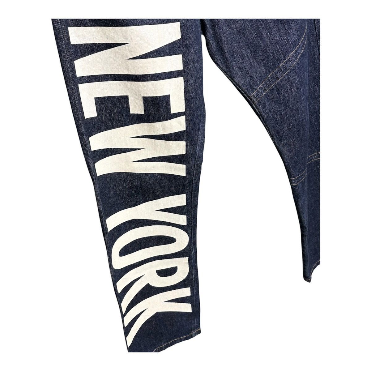 Japanese Brand Vintage LB-03 x MLB New York Yankees Logo Jeans Denim Pants Size US 34 / EU 50 - 3 Thumbnail