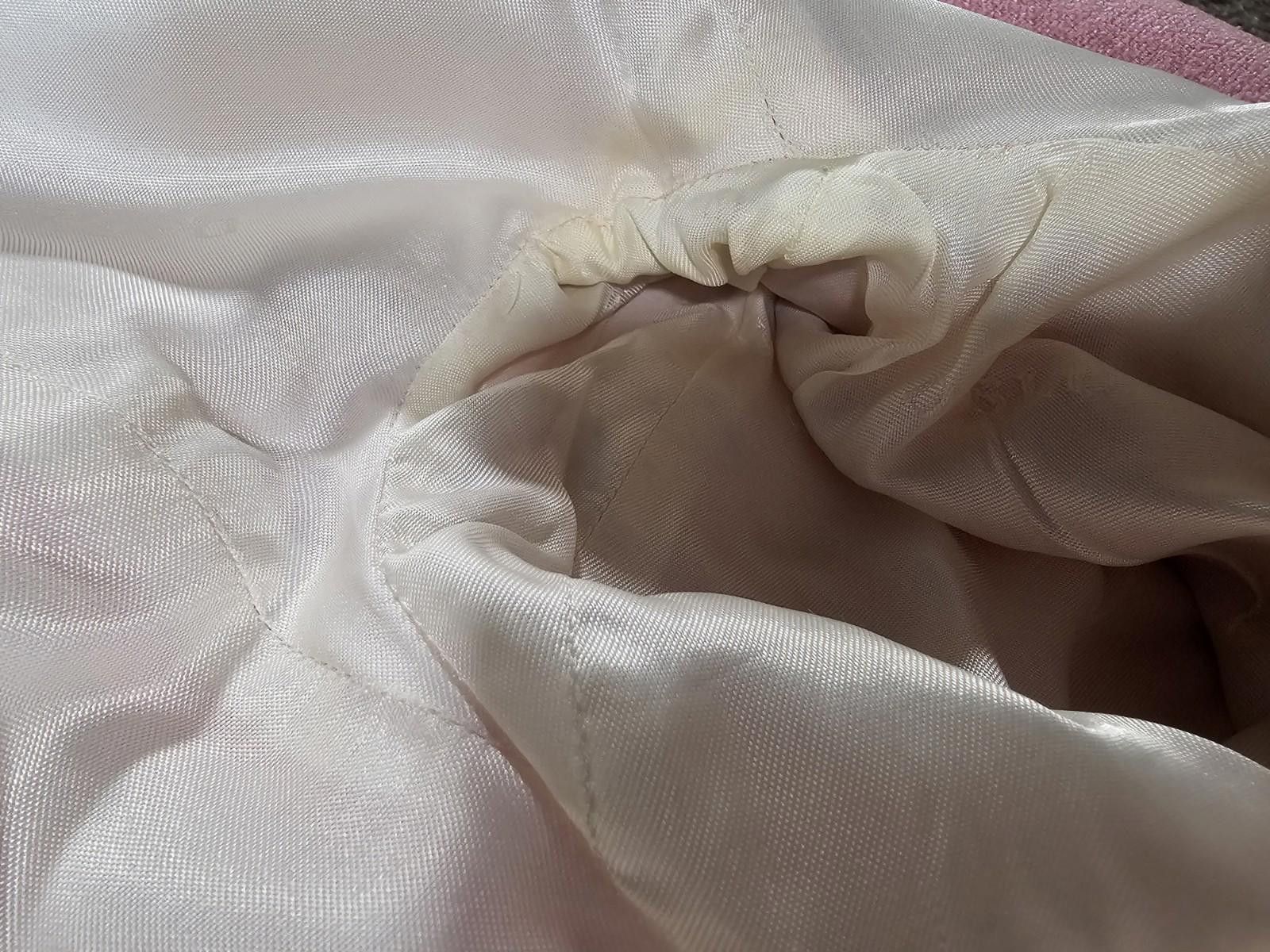 Designer Daslu Sao Paulo Brazil Pink silk over coat Sz 44 Size M / US 6-8 / IT 42-44 - 7 Thumbnail