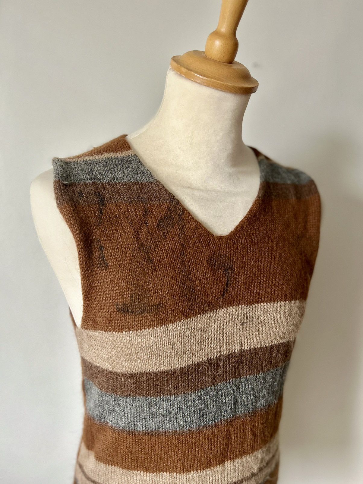 Comme des Garcons Homme Plus CDGH+ AW1995 ‘SLEEP’ NUMBERED ALPACA WOOL KNIT VEST ad1995 Size US S / EU 44-46 / 1 - 2 Thumbnail