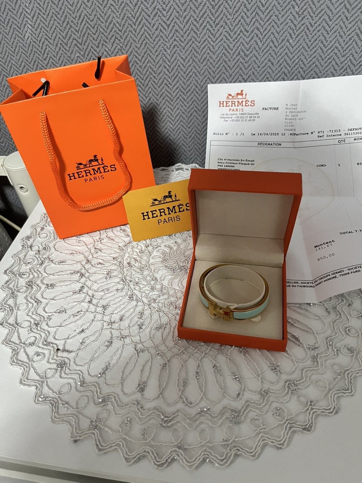 Hermes Bracelet hermes clique H Size ONE SIZE - 1 Thumbnail