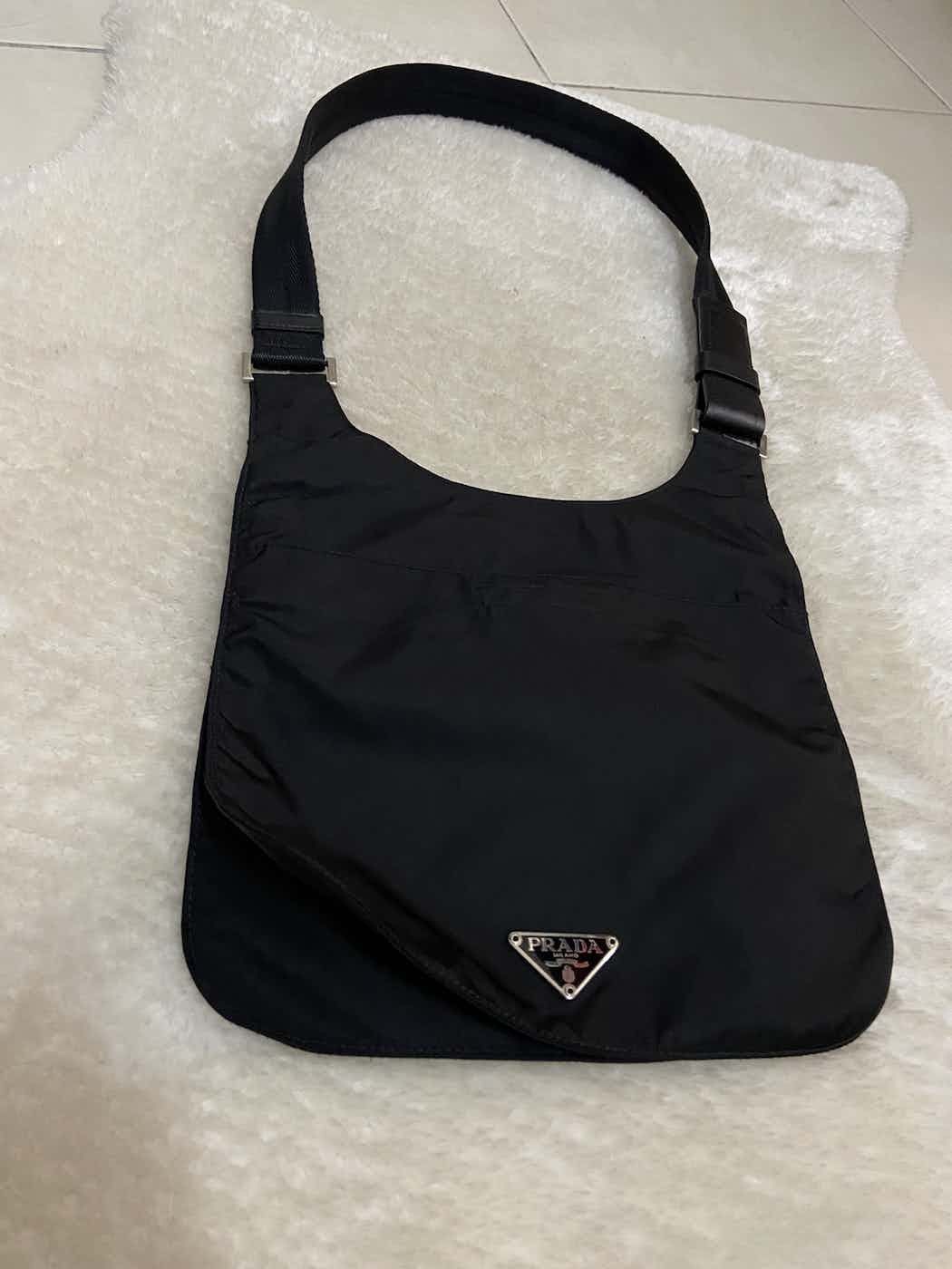 Authentic Prada Tessuto Nyalon Sling Crossbody Bag