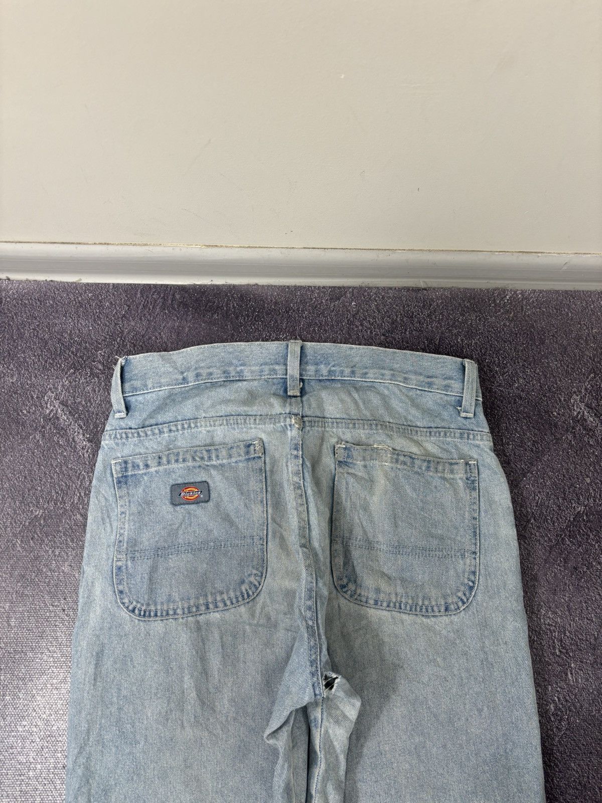 Dickies Vintage Dickies Double Knee Light Blue Denim Baggy Jeans Size US 30 / EU 46 - 12 Thumbnail
