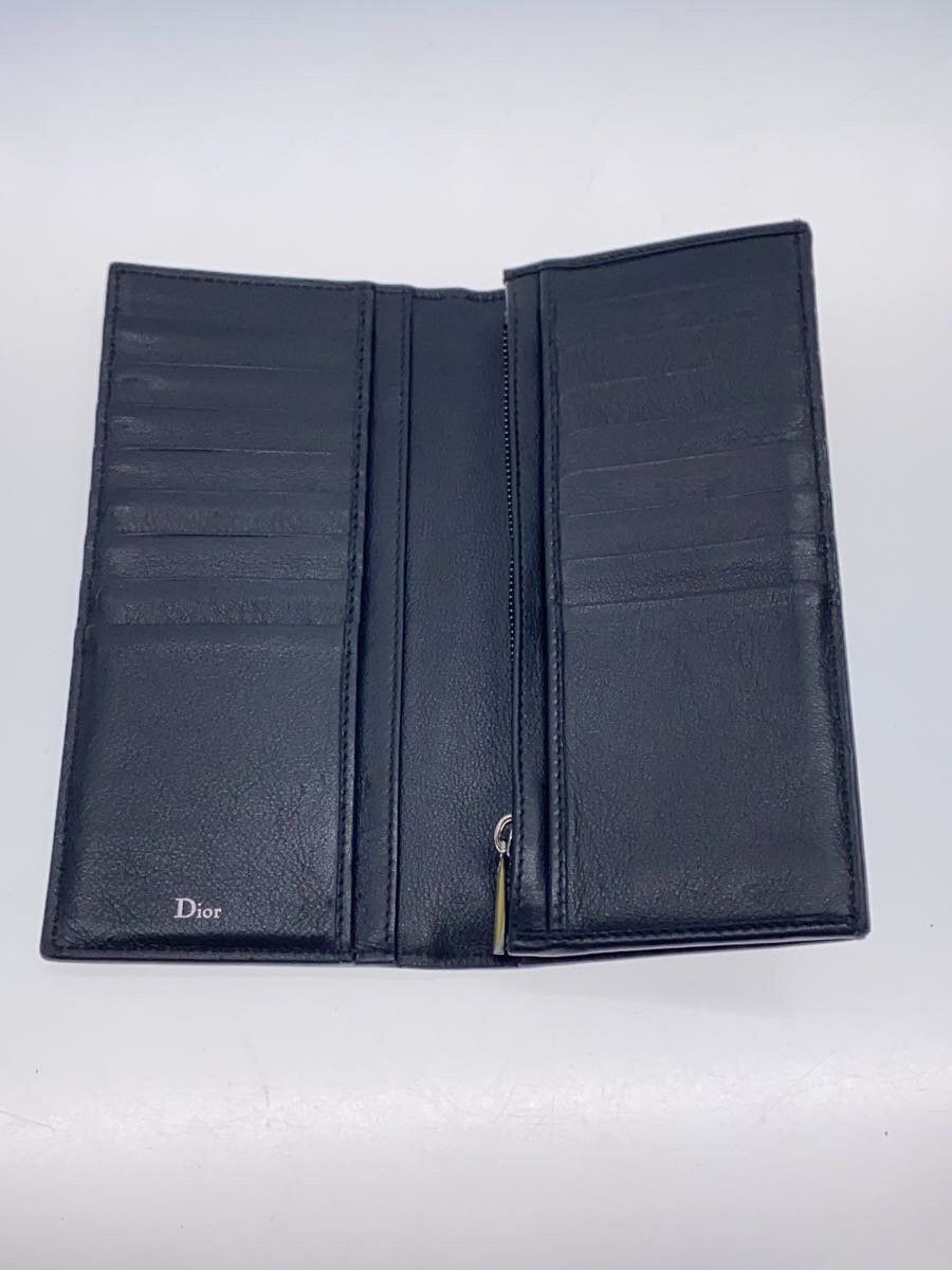 Dior Dior Homme Bee Leather Long Wallet Navy Black Size ONE SIZE - 4 Thumbnail