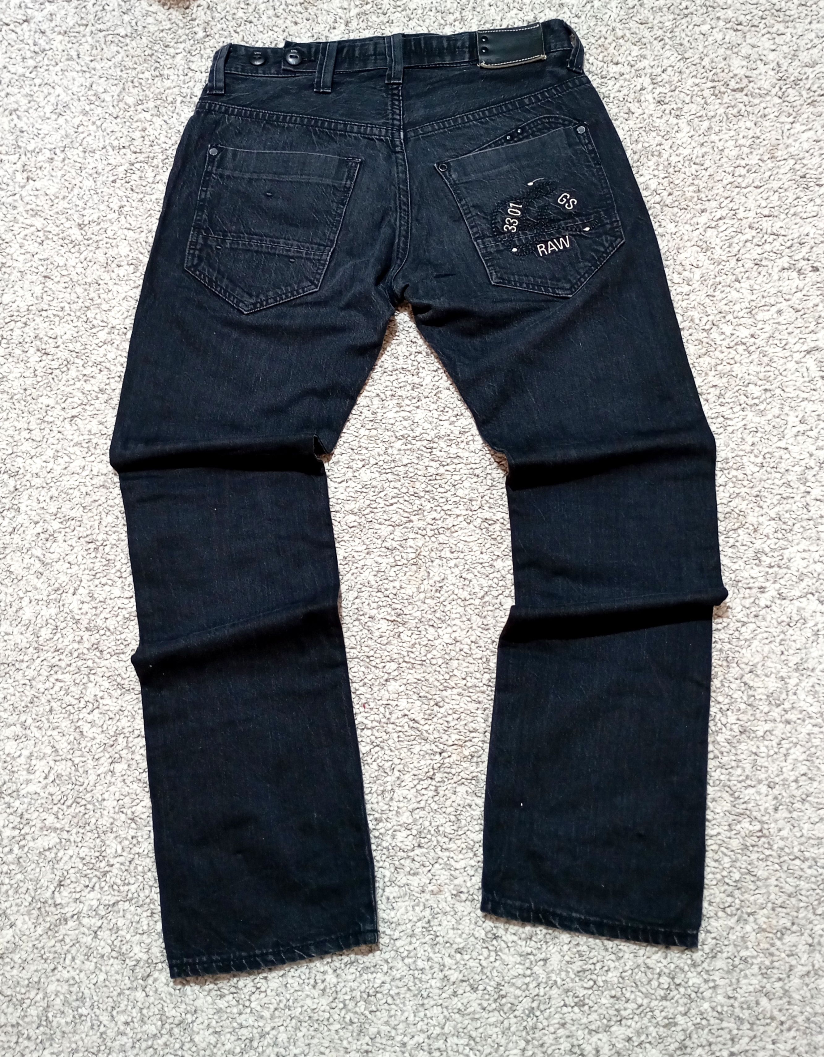G-Star G-Star Raw 3301 Radar Narrow Midnight Denim Pants Jeans Size US 32 / EU 48 - 2 Thumbnail