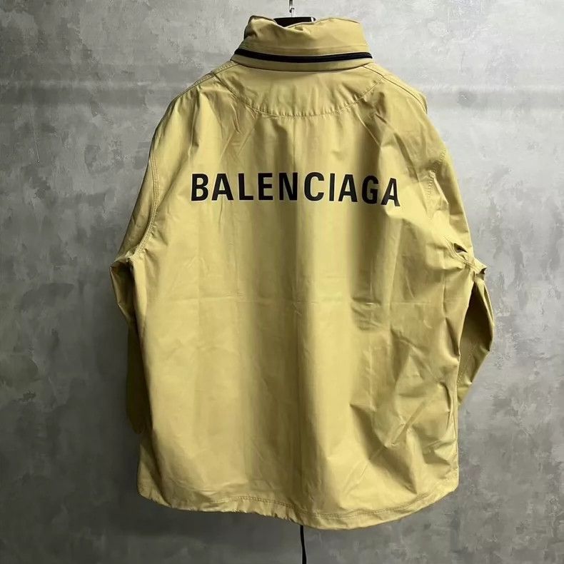 Balenciaga Balenciaga White label beige hooded logo monogram printed Size XS / US 0-2 / IT 36-38 - 2 Thumbnail