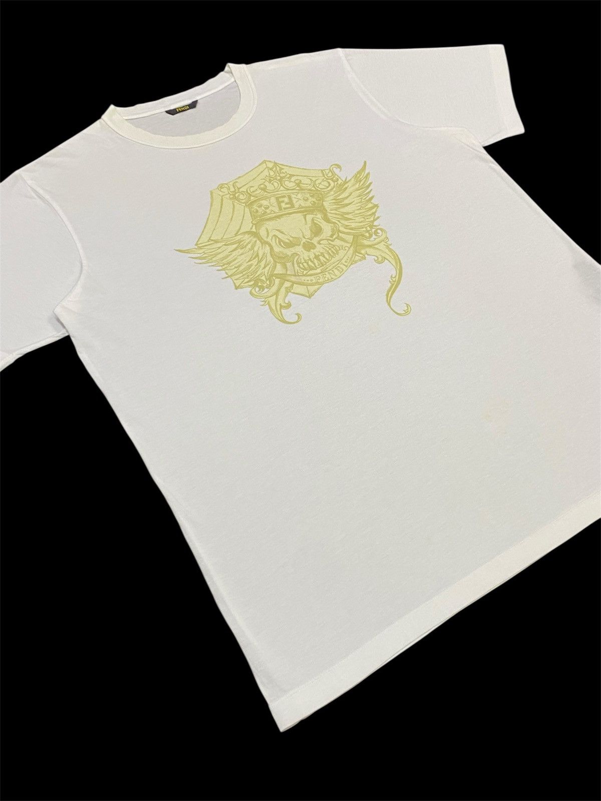 Fendi Fendi Skull Crewneck T-Shirt Size US L / EU 52-54 / 3 - 18 Thumbnail