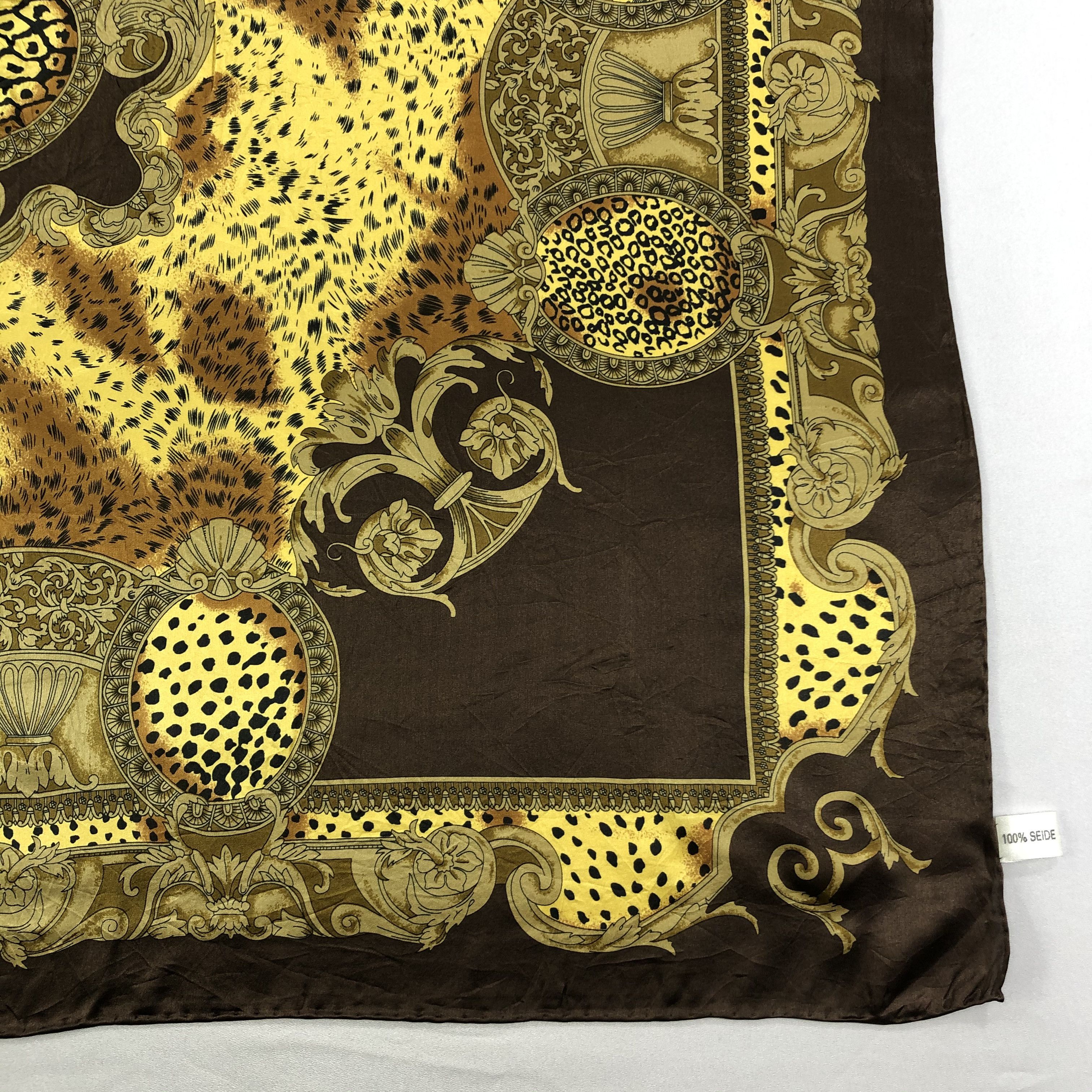 Vintage Vintage Silk Scarf Size ONE SIZE - 3 Thumbnail
