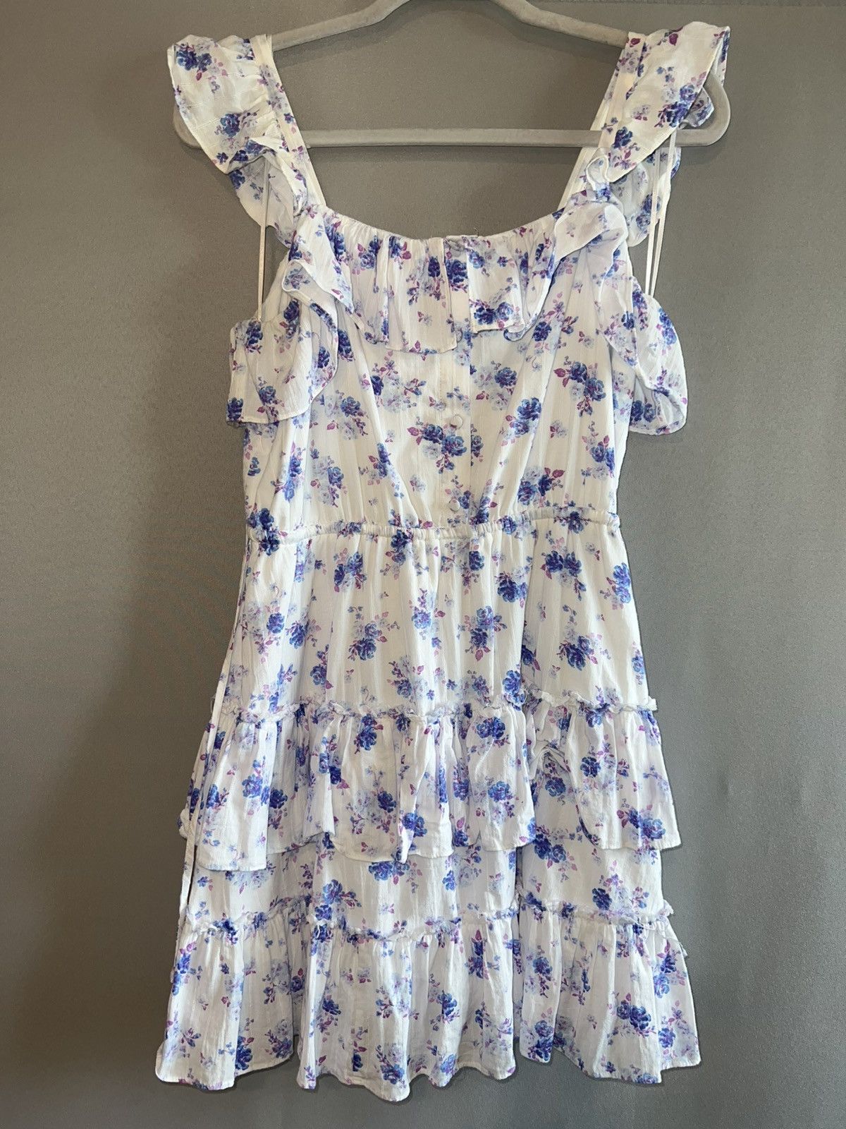 LoveShackFancy LoveShackFancy x Target Lou Ruffle Mini Dress Floral Size M Size M / US 6-8 / IT 42-44 - 1 Thumbnail