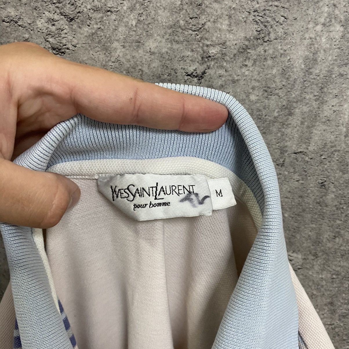 Yves Saint Laurent Yves Saint Laurent Polo T-Shirt Big Logo YSL Size US M / EU 48-50 / 2 - 7 Thumbnail