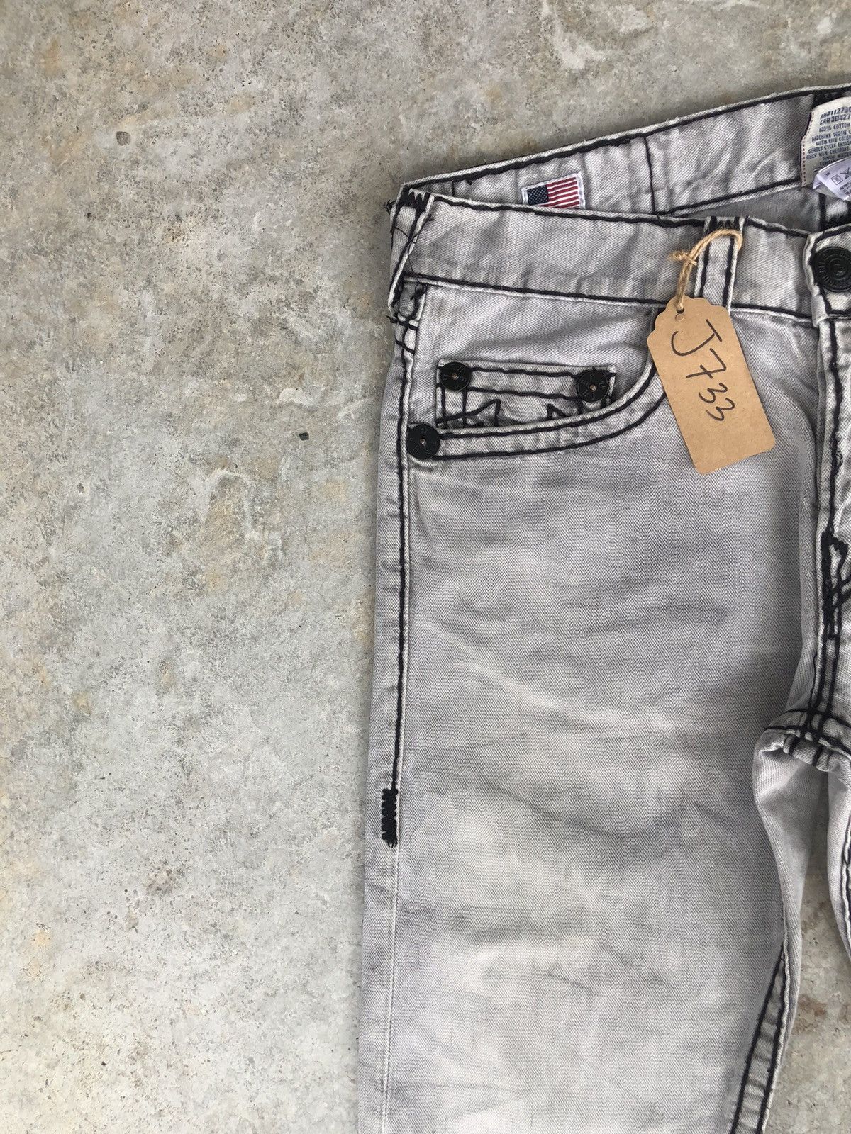 True Religion Vintage True Religion Rocco Super T Distressed Jeans Size US 36 / EU 52 - 4 Thumbnail