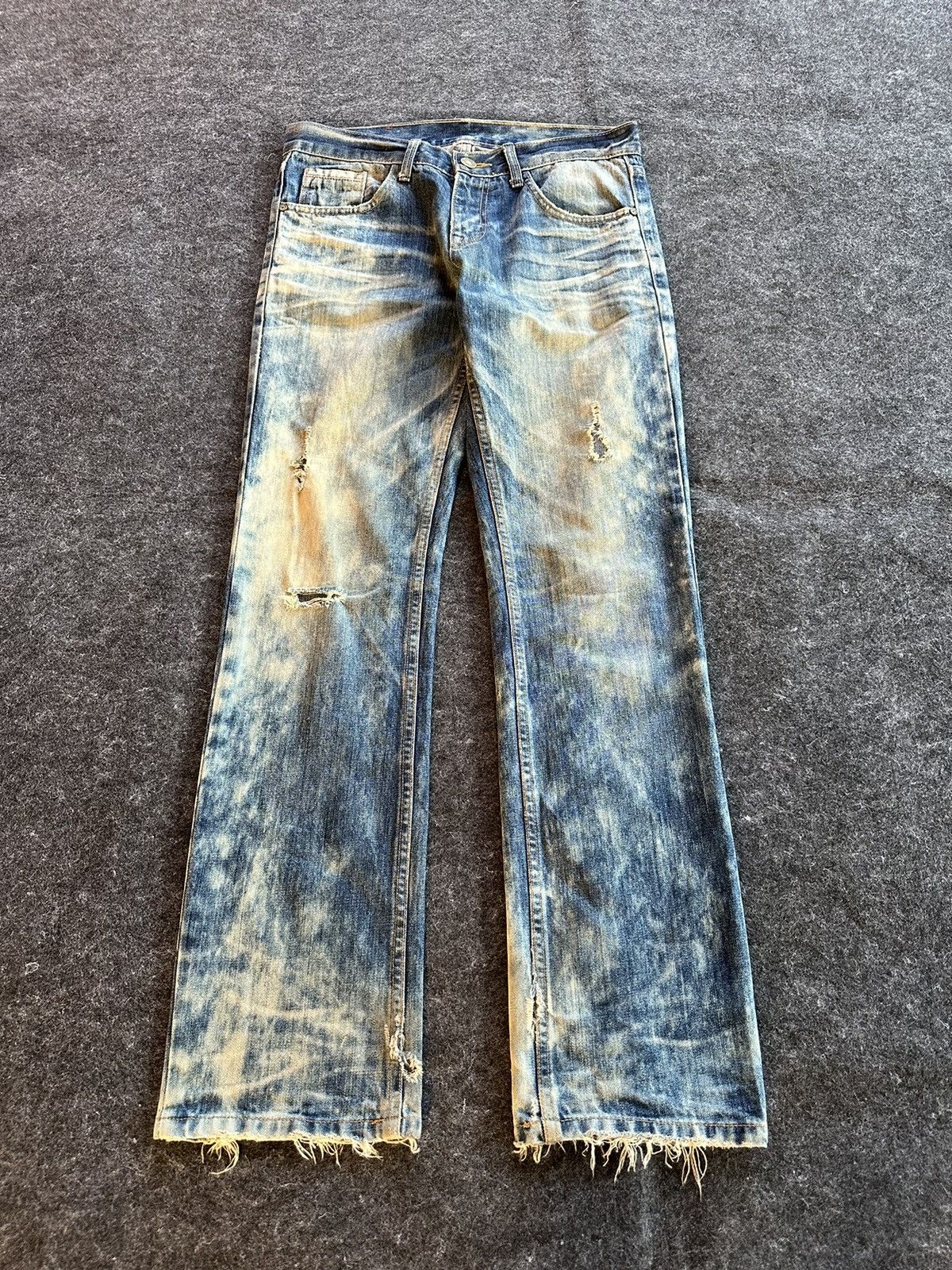 14th Addiction 🔥 Iconic Gipsy Bleach Washed Design Denim Size 32 D491 Size US 32 / EU 48 - 1 Thumbnail