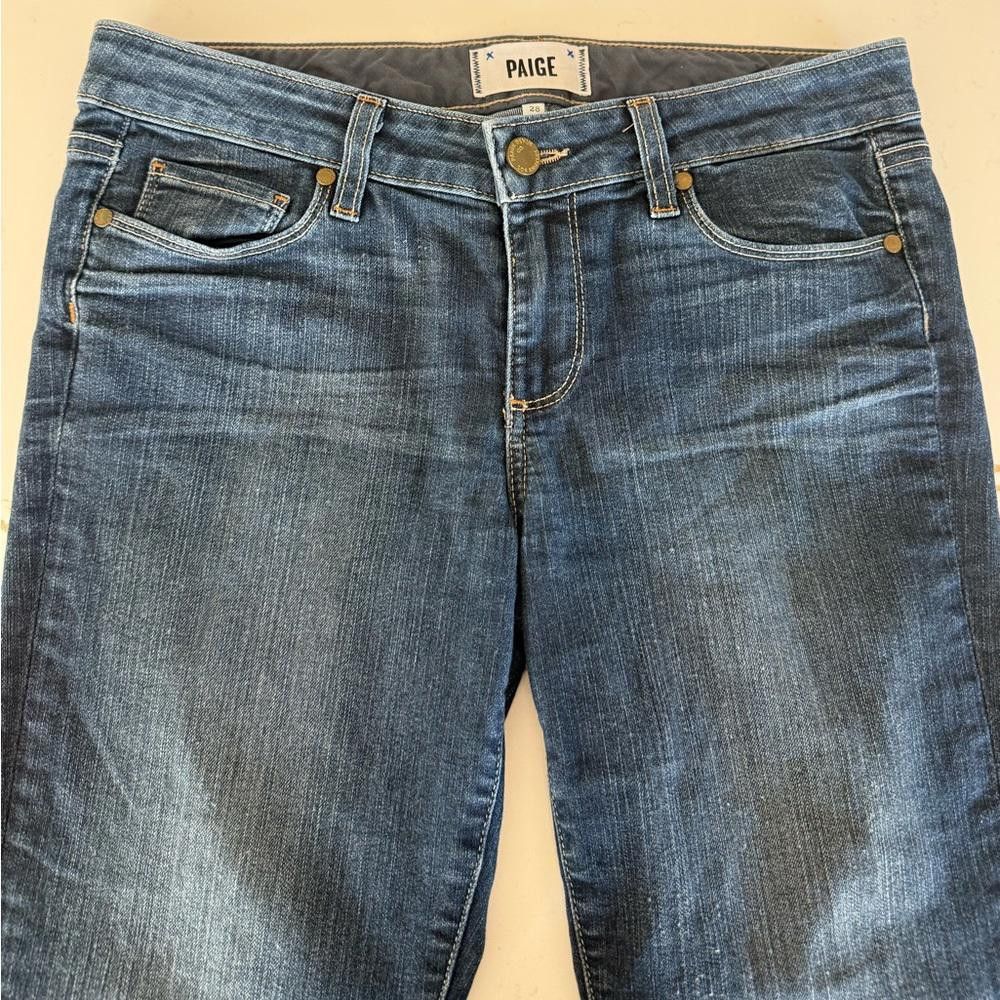 Paige PAIGE Denim Kylie Crop Jeans Size 28 Sedona Medium Wash Size 28" / US 6 / IT 42 - 3 Thumbnail