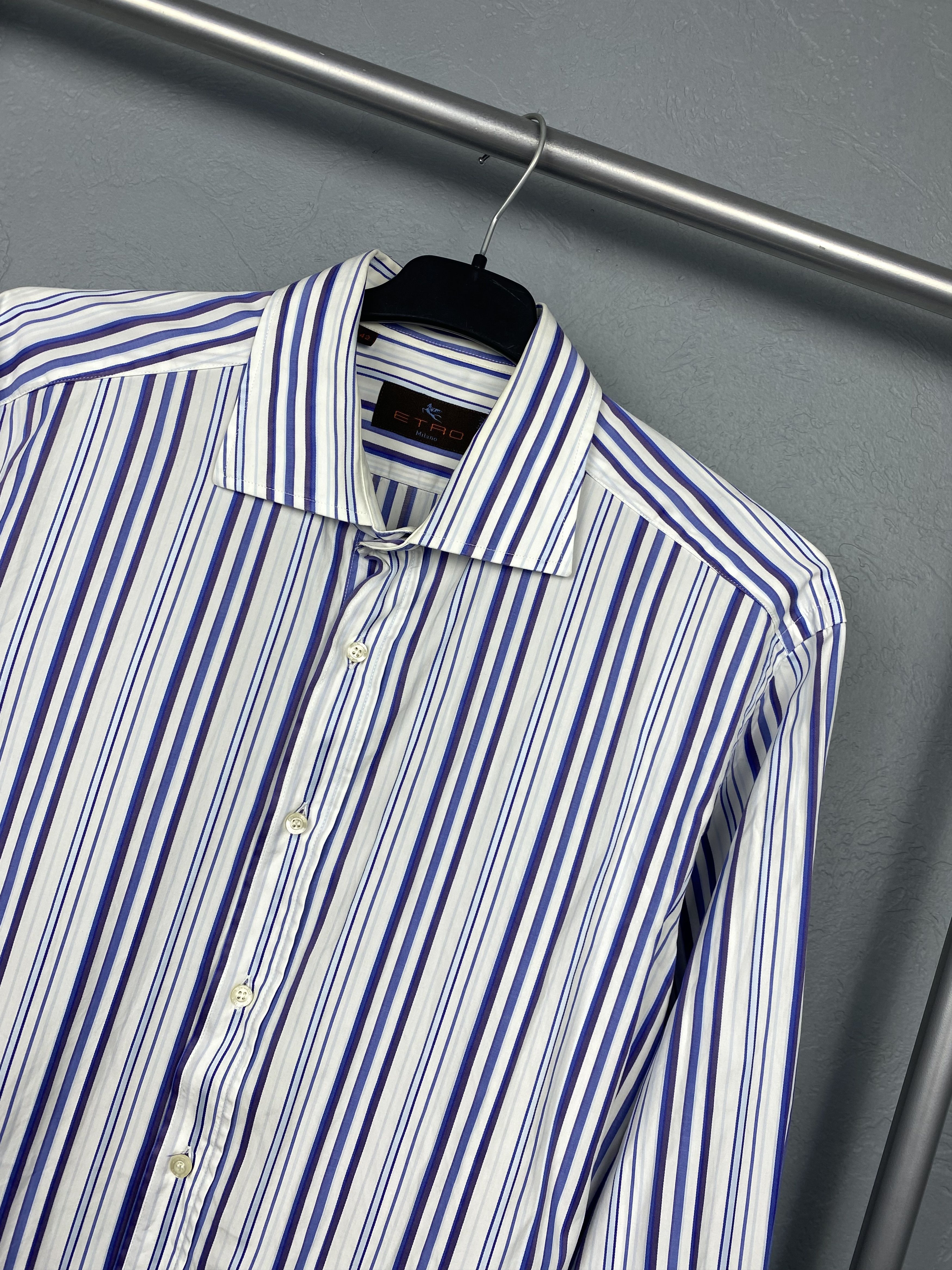 Etro Etro Milano Mens Long Sleeve Shirt Size US L / EU 52-54 / 3 - 2 Thumbnail