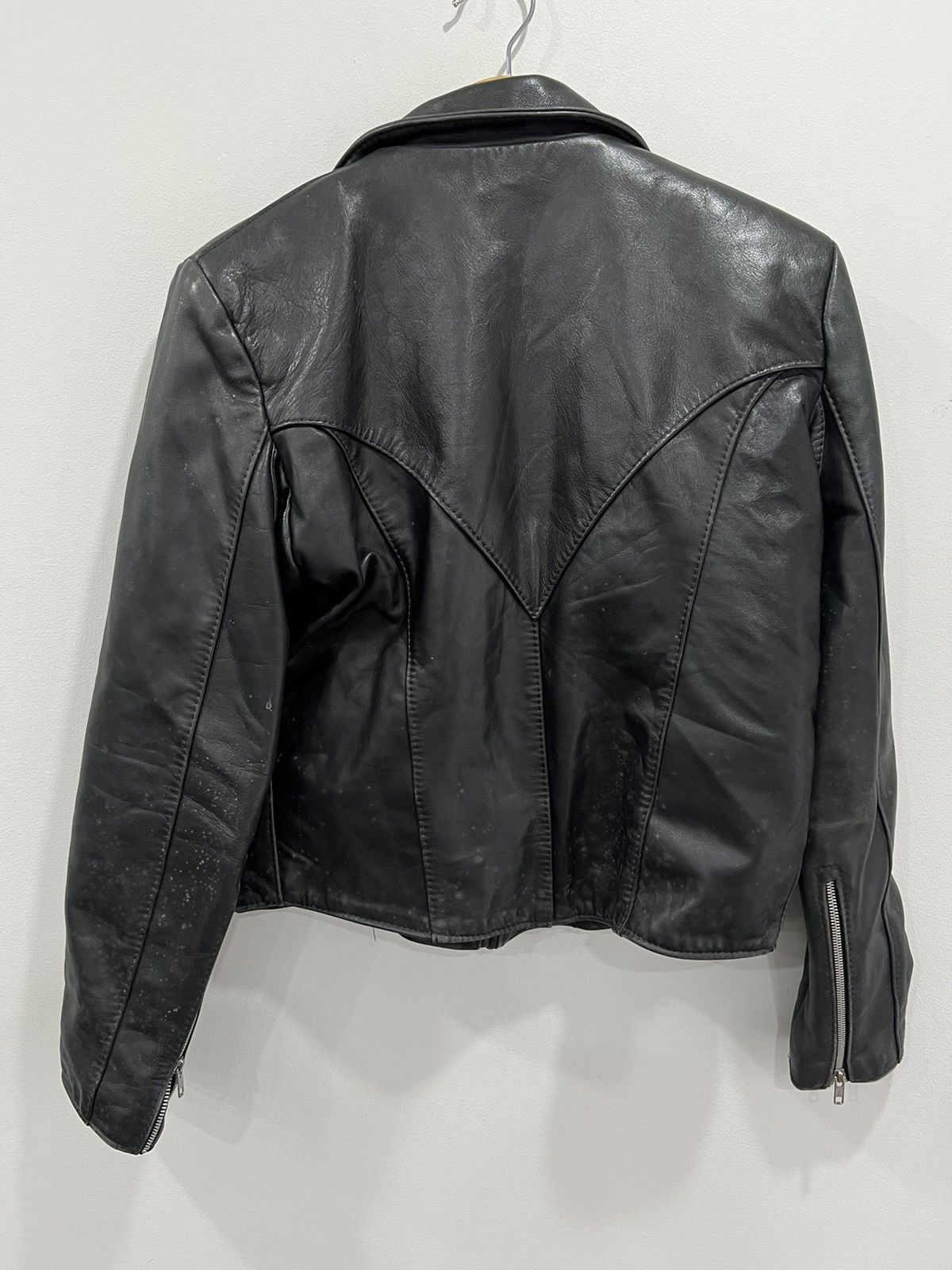 Vintage Vintage Womens Gypsy Leather Jacket Coat Zip mototcycle bike Size XL / US 12-14 / IT 48-50 - 2 Thumbnail