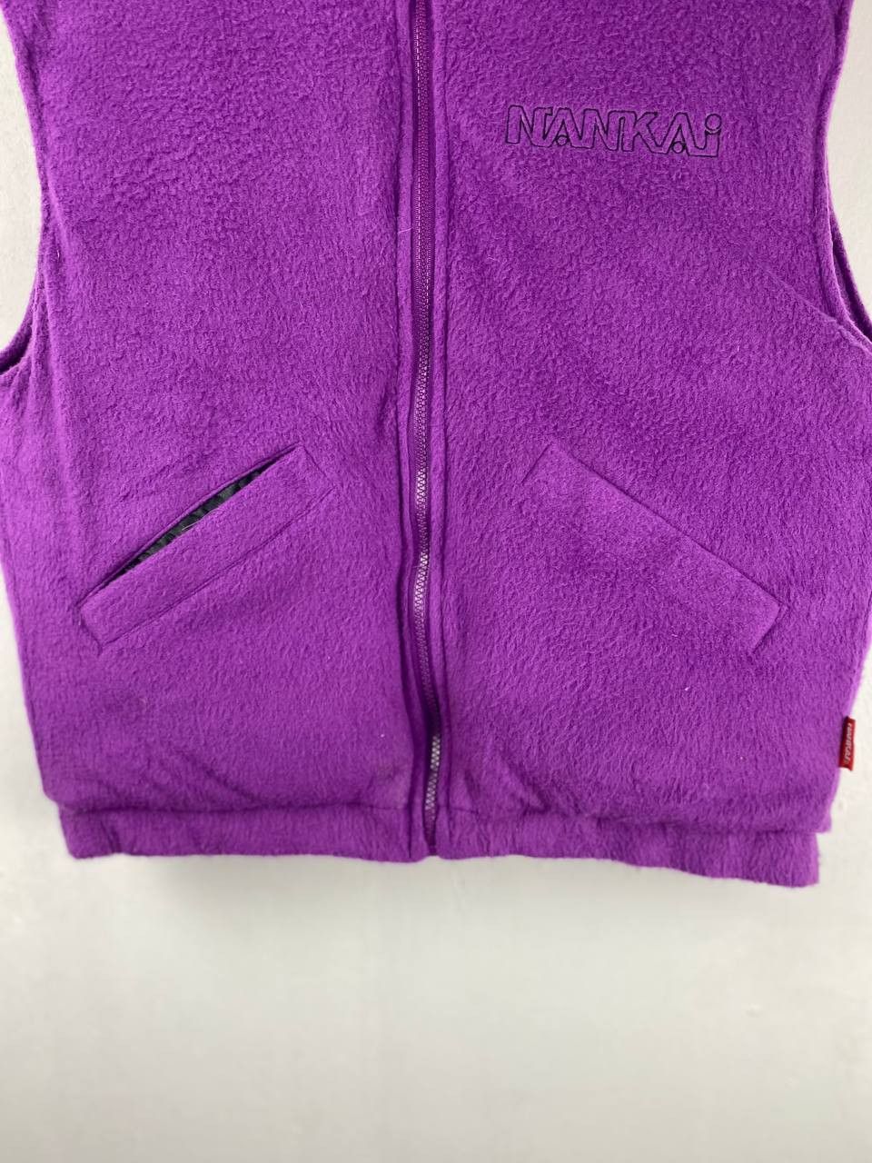 Vintage vintage nankai fleece puffer vest nice design Size US L / EU 52-54 / 3 - 3 Thumbnail