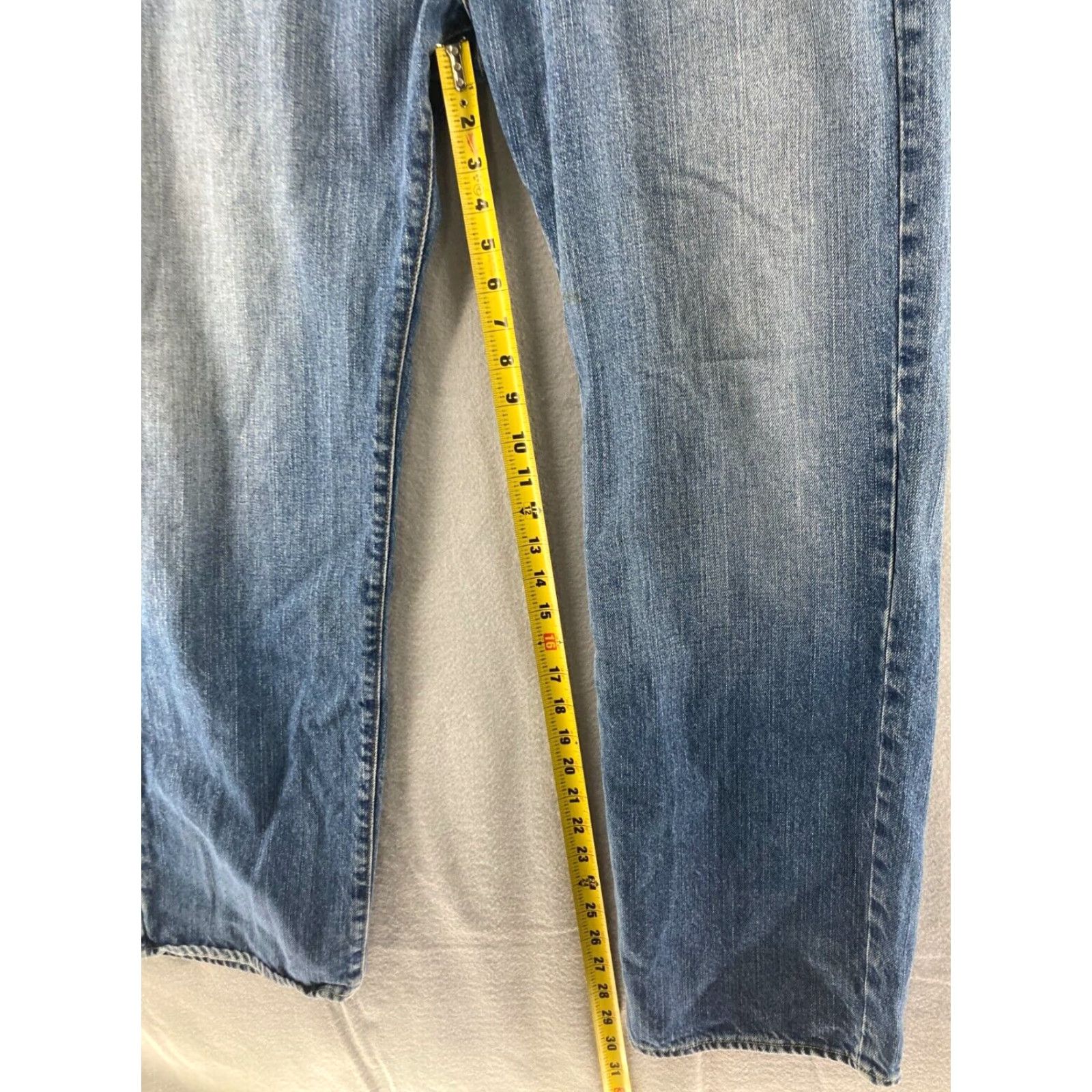 Ralph Lauren Ralph Lauren RL Hayden Jeans Mens 38x32 Jeans Men 38 Blue Cotton Denim Straight 90s Vintage No Regular Mid Rise 10-12 in 32 Inseam Size US 38 / EU 54 - 3 Thumbnail