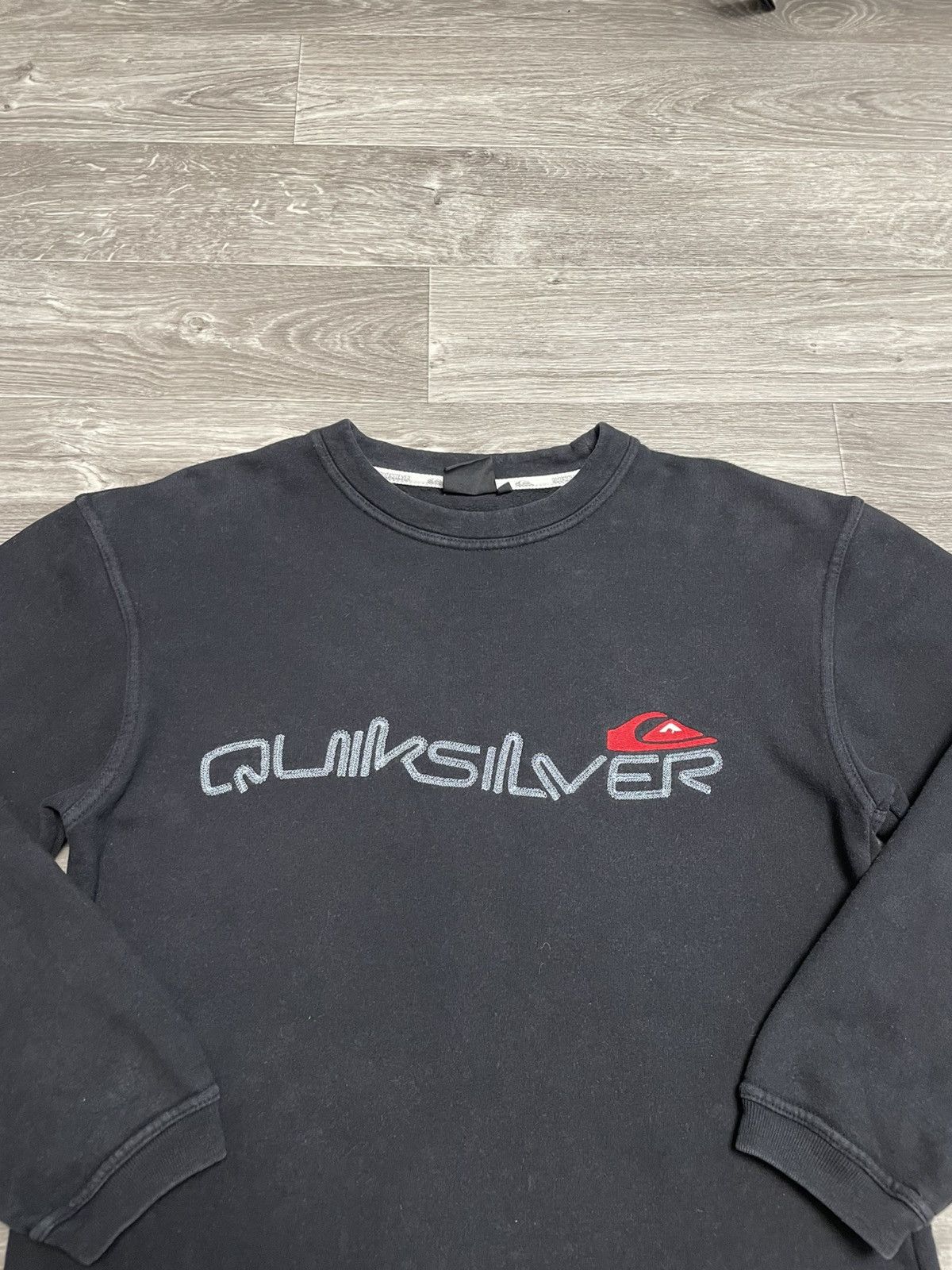 Quiksilver Vintage Quicksilver Surf Style Black Sweatshirt 90s Size US S / EU 44-46 / 1 - 2 Thumbnail
