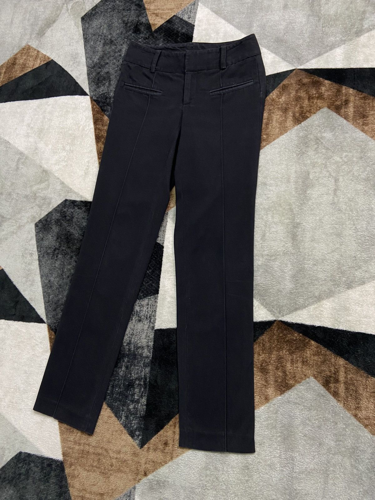 Helmut Lang 2000s Helmut Lang Slim Straight Trousers Size 24" / US 00 / IT 34 - 3 Thumbnail