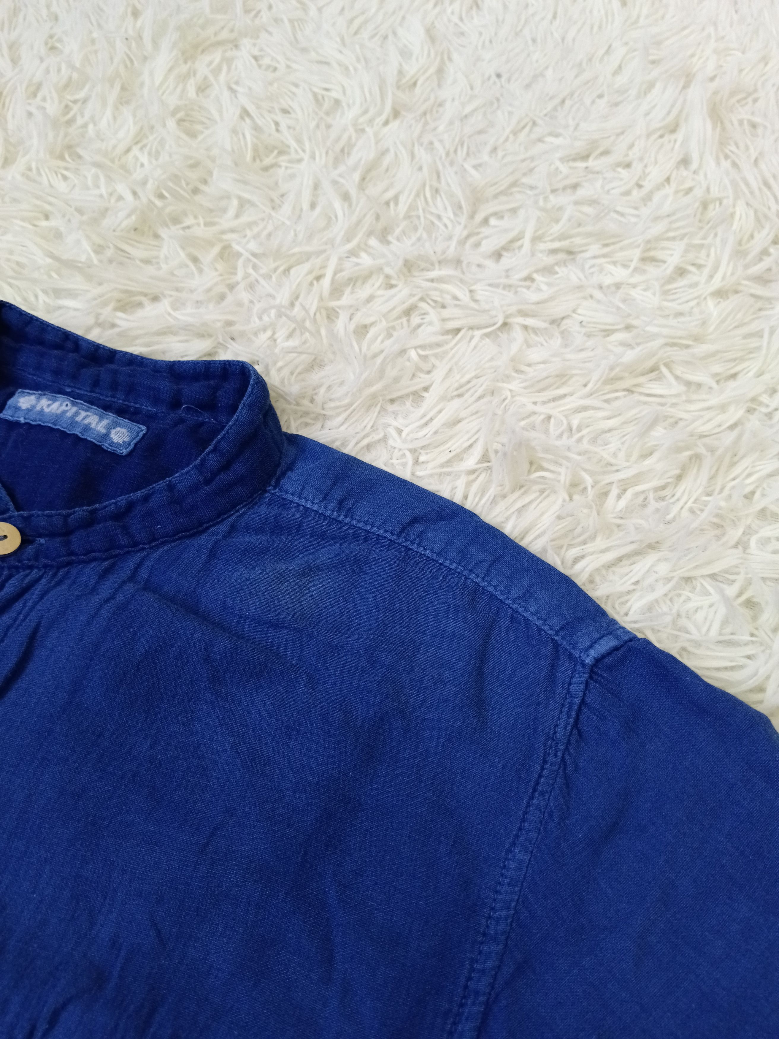 Kapital KAPITAL BLUE INDIGO BUTTON UP Size US S / EU 44-46 / 1 - 3 Thumbnail