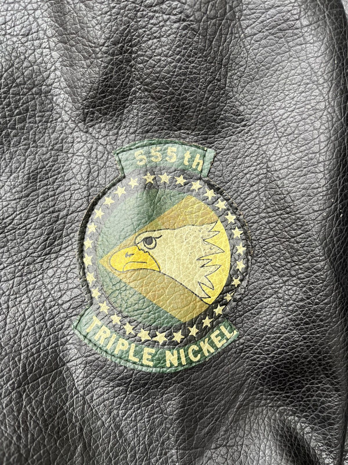 Vintage VINTAGE 1987 ARMY AIR FORCE BOMBER LEATHER JACKET Size US M / EU 48-50 / 2 - 10 Thumbnail