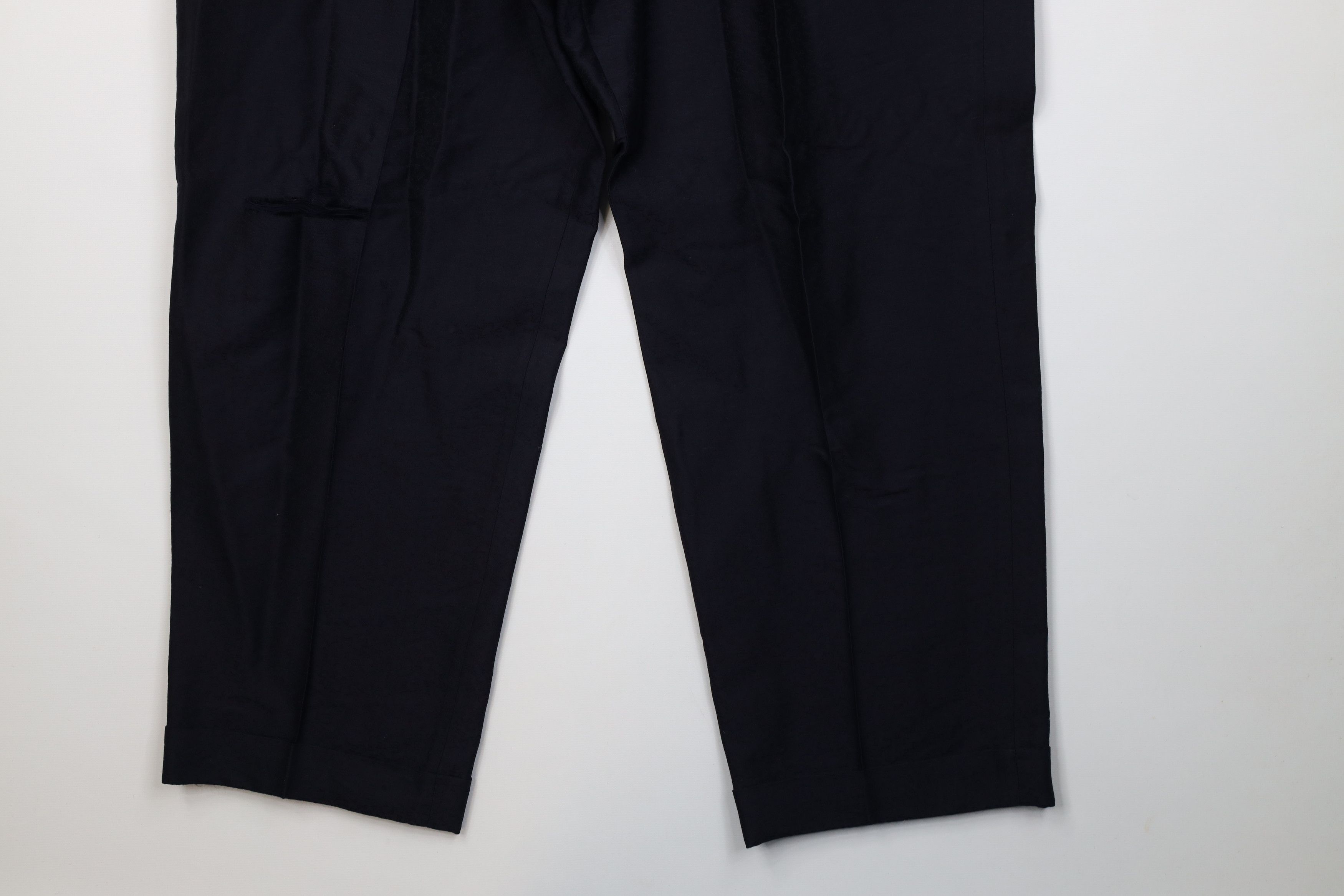 Vintage Vintage 50s Streetwear Rayon Gabardine Wide Leg Pants USA Size US 40 / EU 56 - 4 Thumbnail
