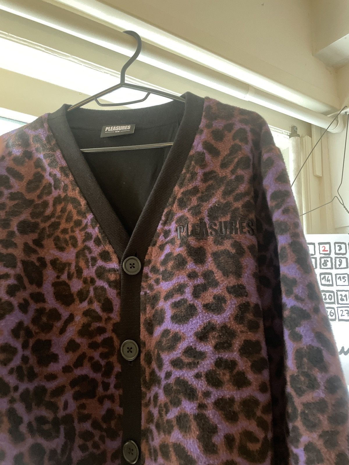 Pleasures Pleasures Rotten Mohair Cardigan Purple Medium Size US M / EU 48-50 / 2 - 4 Thumbnail