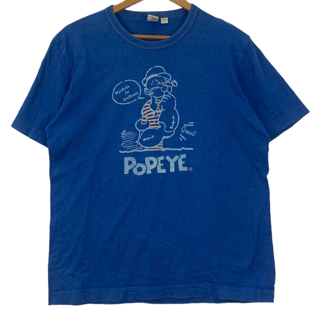 Vintage BARNS OUTFITTERS x POPEYE Cartoon Hinoya Tee Shirt