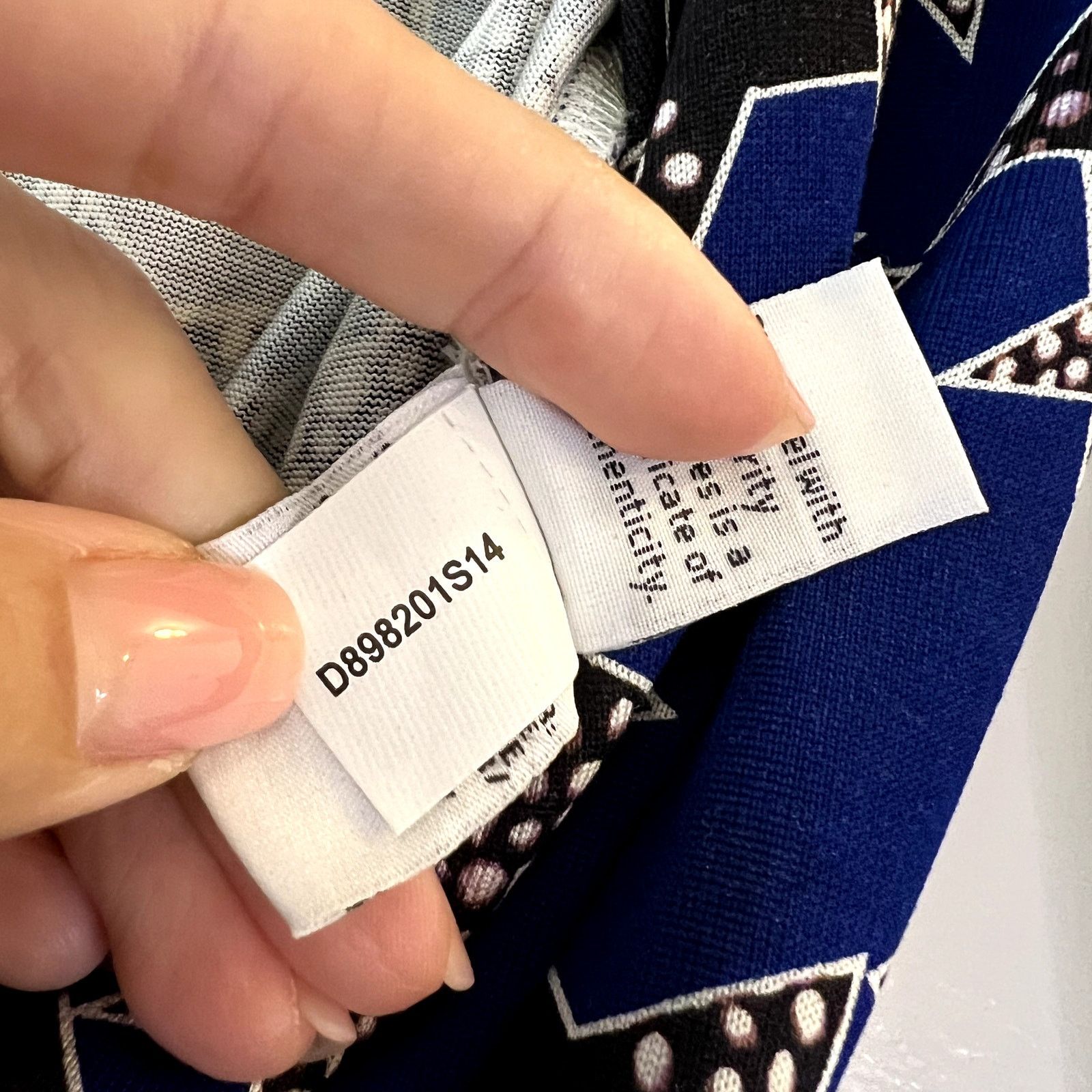 Diane von Furstenberg DVF Diane von Furstenberg Irina Silk Wrap Dress Blue Star Size M / US 6-8 / IT 42-44 - 7 Thumbnail