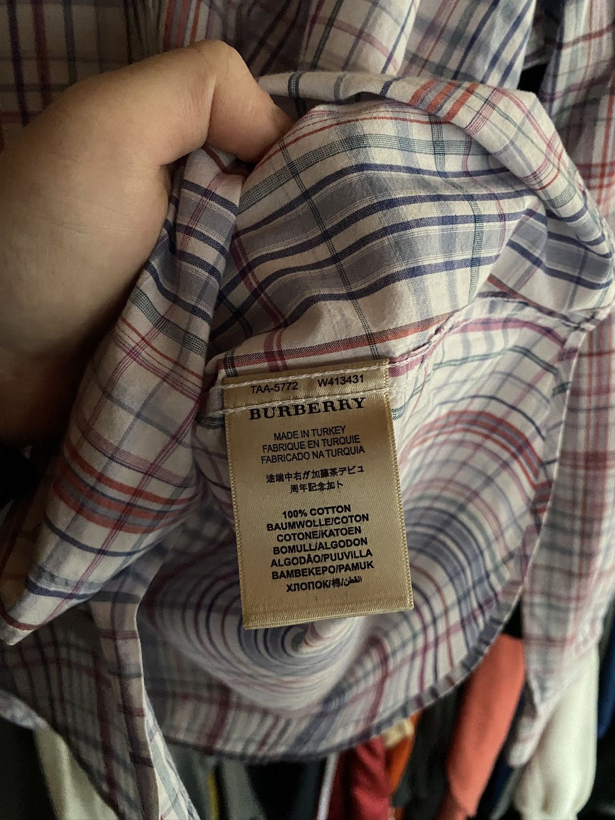 Burberry VINTAGE BURBERRY BRIT NOVA CHECK BUTTON UP SHIRT Size US L / EU 52-54 / 3 - 4 Thumbnail