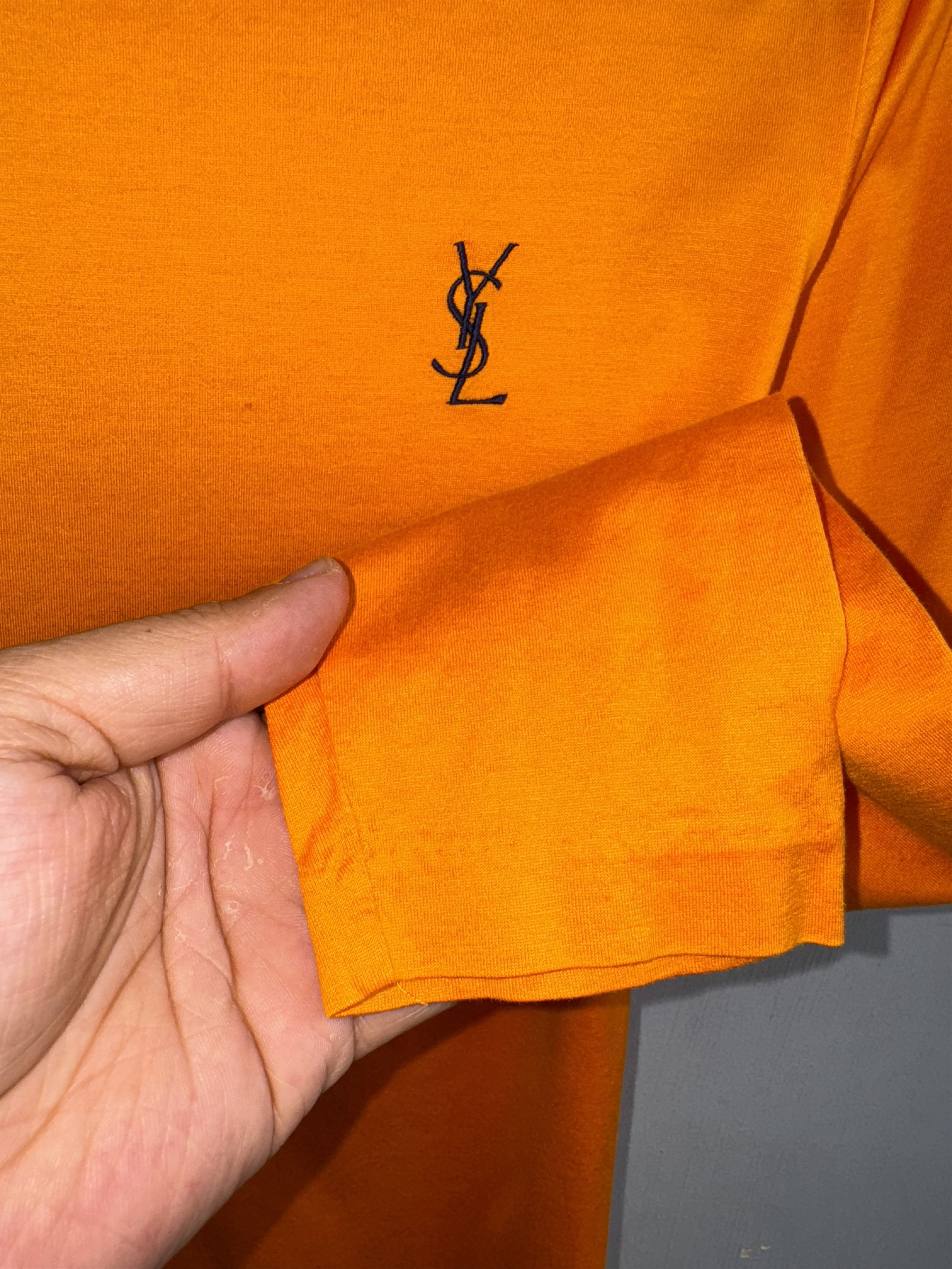 Yves Saint Laurent Yves Saint Laurent Long Sleeve Vintage Shirt Size M / US 6-8 / IT 42-44 - 4 Thumbnail