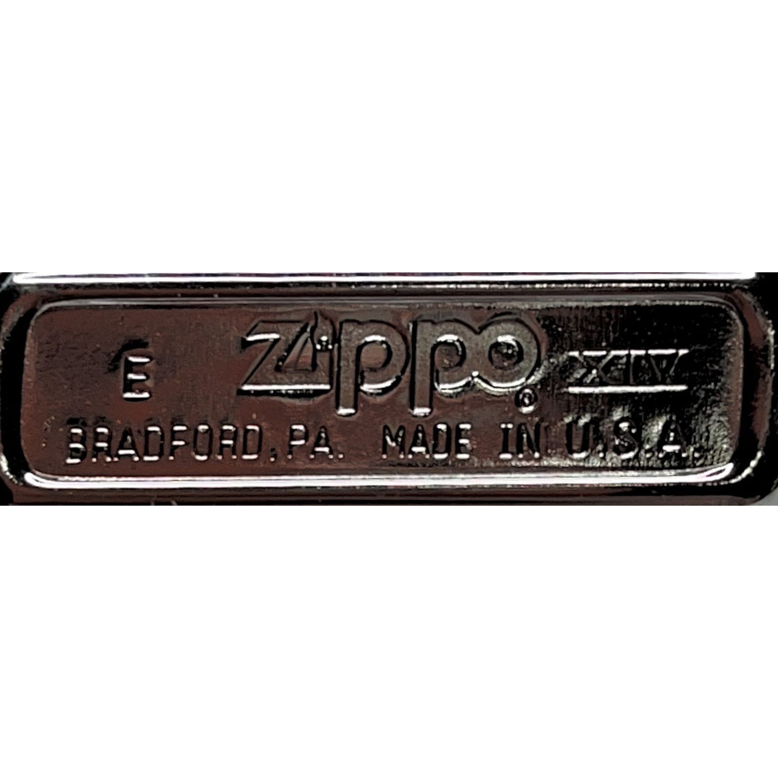 Zippo VINTAGE ZIPPO- American Flag w/ Zippo Logo - 1998 Chrome NIB Size ONE SIZE - 9 Thumbnail