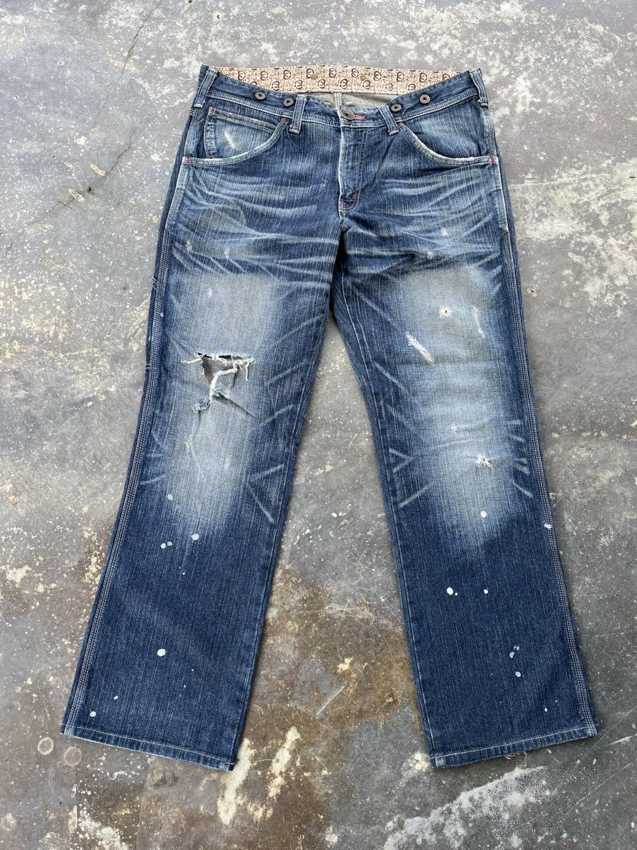 Beauty Beast × Edwin × Hysteric Glamour Edwin 503 Blue Trip Denim Size US 36 / EU 52 - 3 Thumbnail