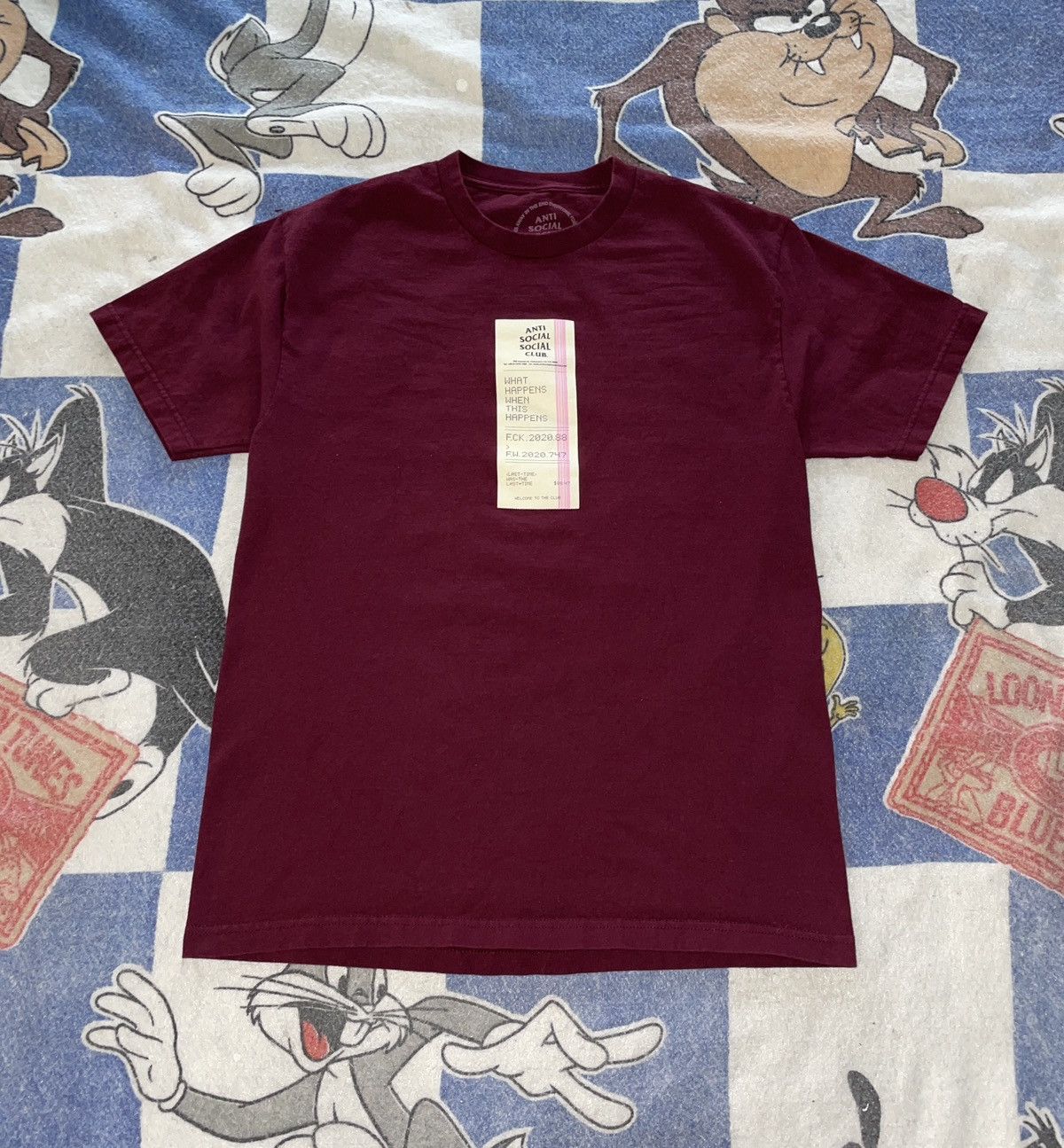 Anti Social Social Club Anti social social club receipt tee Size US L / EU 52-54 / 3 - 1 Thumbnail