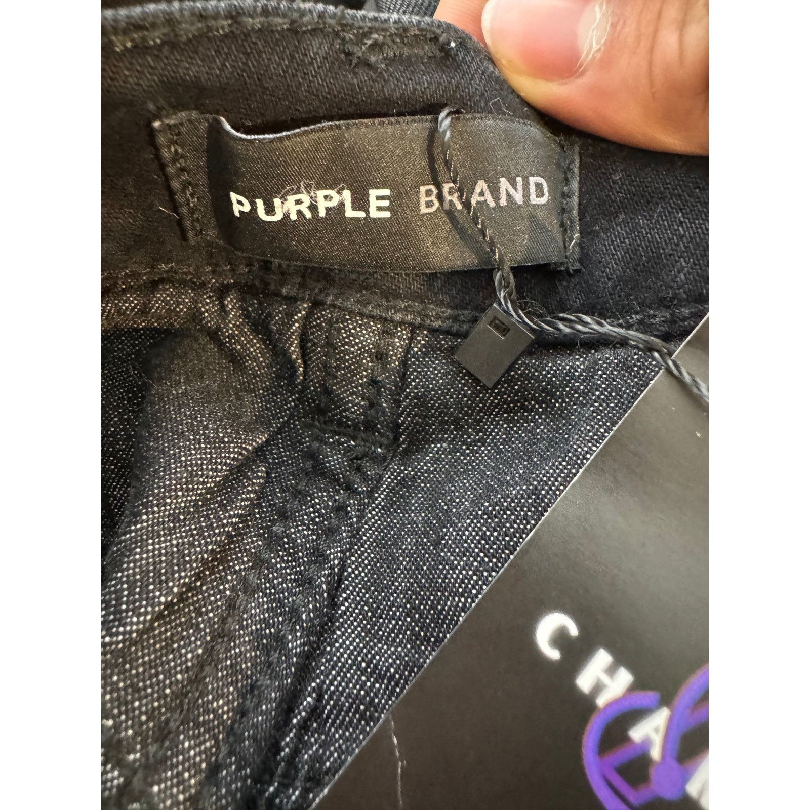 Purple Brand Purple Jeans Black Wax Used 32 Size US 32 / EU 48 - 4 Thumbnail