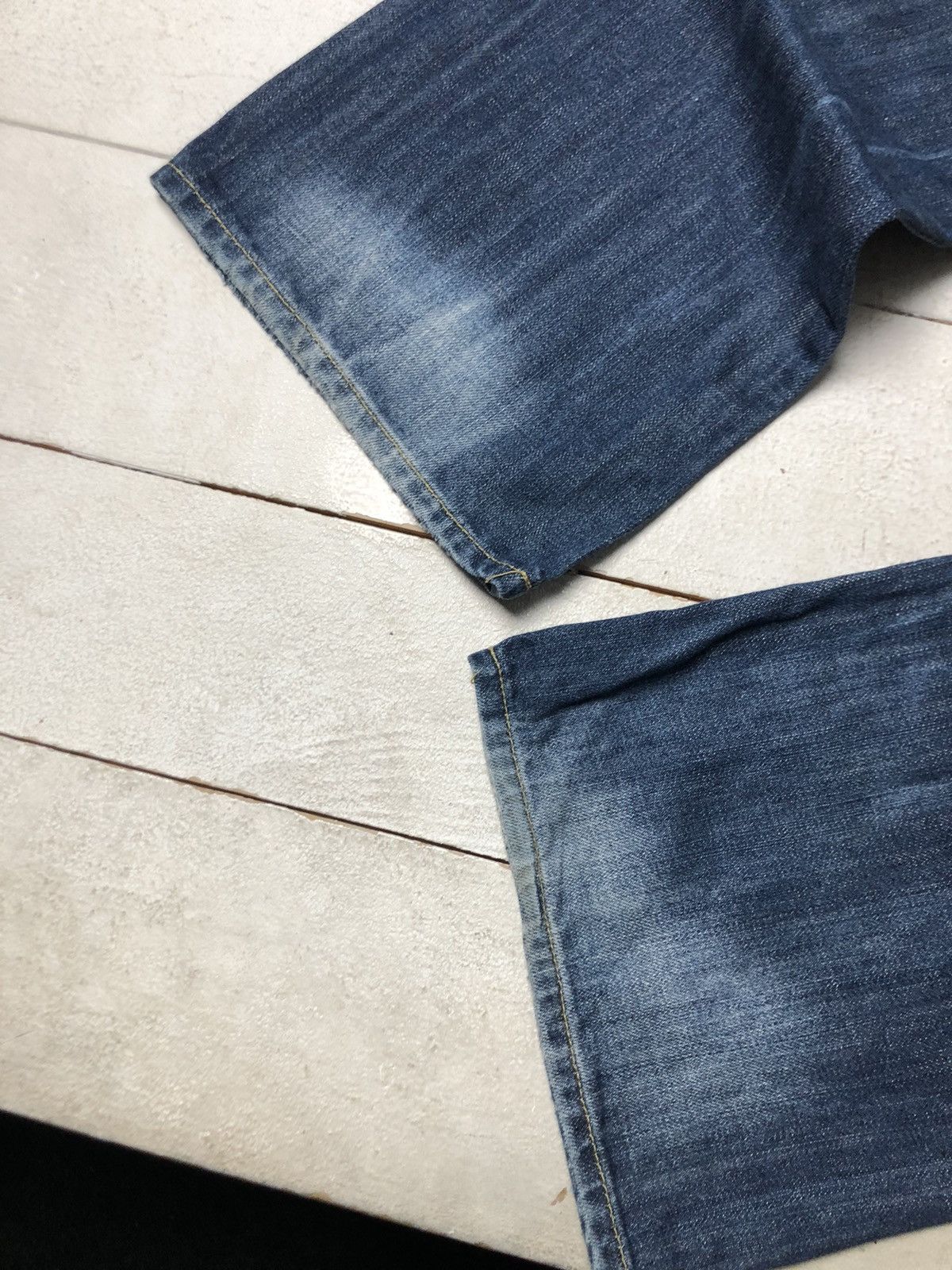 Jack & Jones Japanese Style Achieve Clothing Y2K Destroy Opium Bootcut Size US 32 / EU 48 - 3 Thumbnail