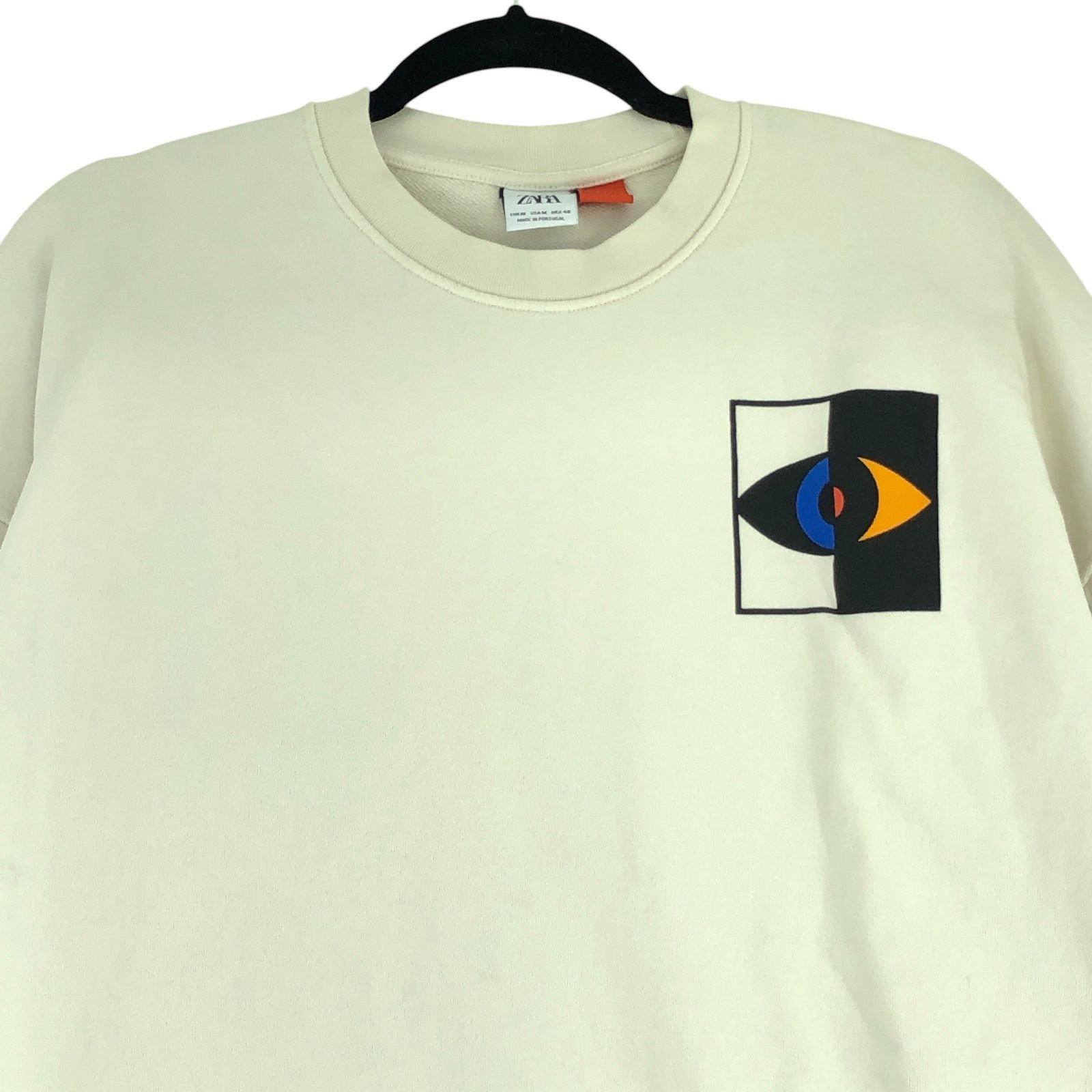 Zara Zara x Marco Oggian Size M Sweatshirt Beige *TINY FLAW Size US M / EU 48-50 / 2 - 2 Thumbnail