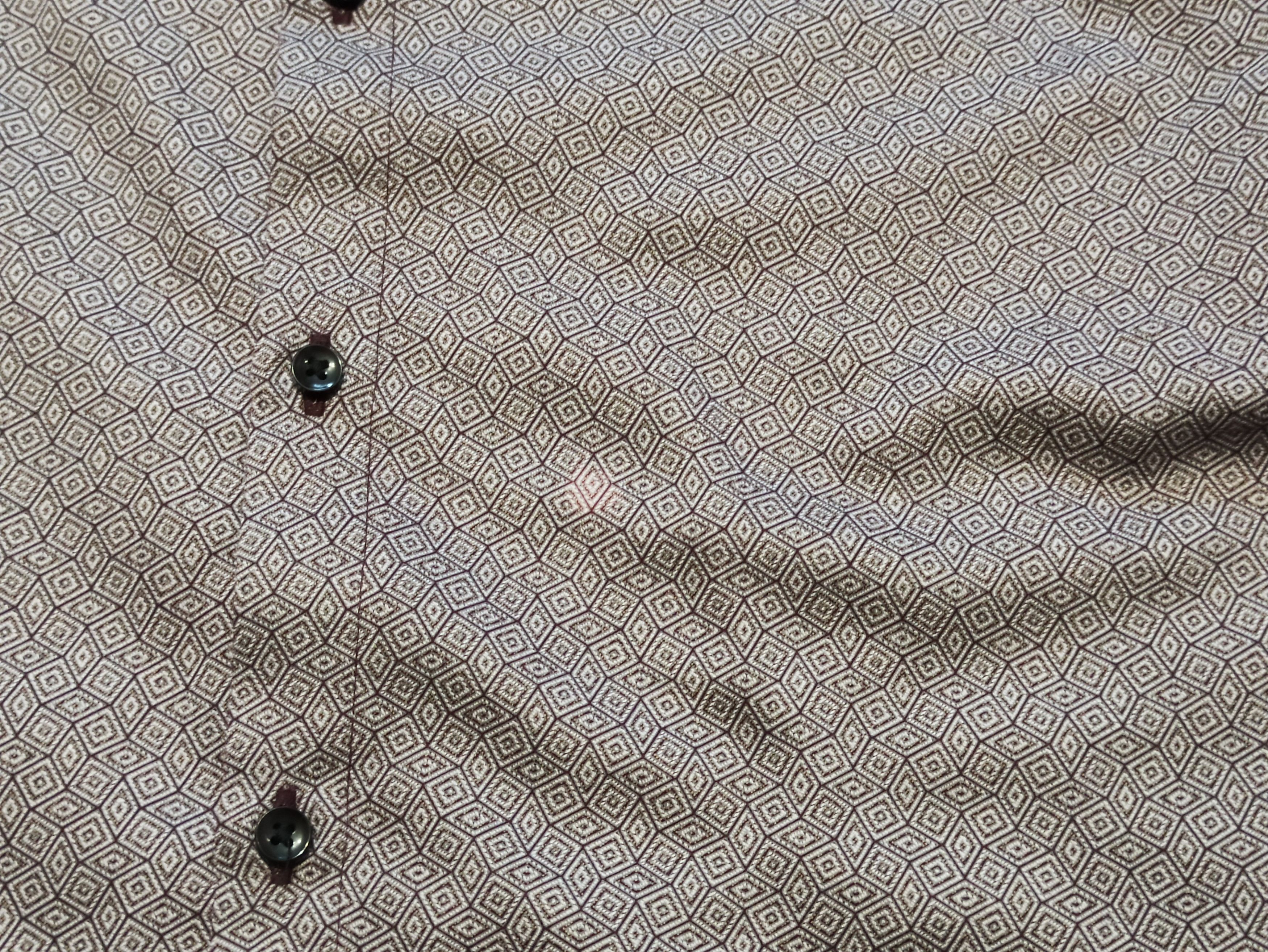 Bottega Veneta Bottega Veneta Vicenza Italy Slim Fit Geometric Shirt Size US M / EU 48-50 / 2 - 5 Thumbnail