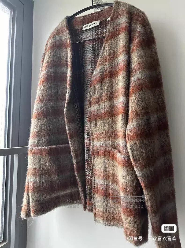Our Legacy Our Legacy Mohair plaid cardigan Size US S / EU 44-46 / 1 - 1 Thumbnail