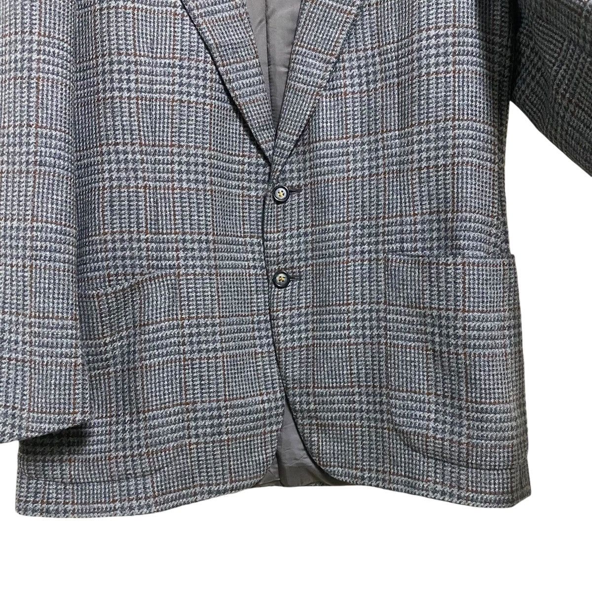 Celine Vintage Celine Houndstooth Checked Wool Blazer Jacket Size US L / EU 52-54 / 3 - 9 Thumbnail