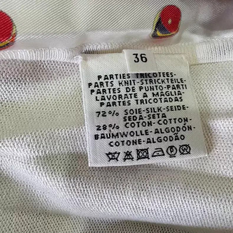 Hermes Hermes White Polka Dot Colorblock Knit Dress Size XXS / US 00 / IT 34 - 6 Thumbnail