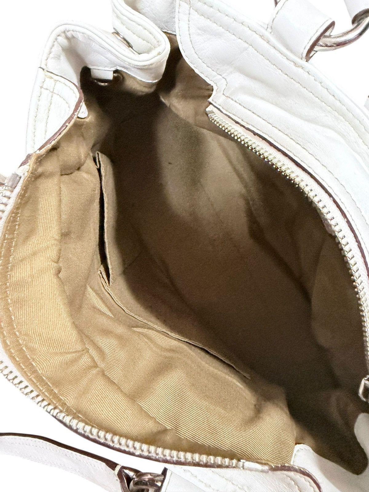 Coach Coach Hamilton Hobo Leather White Bag Size ONE SIZE - 16 Thumbnail