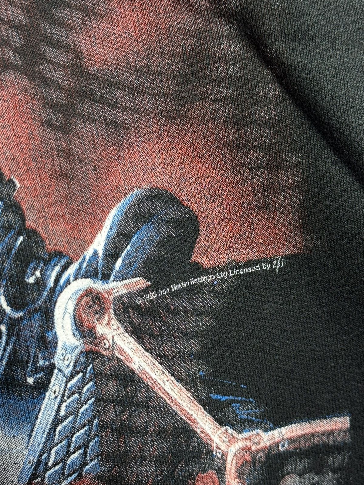 Iron Maiden Vintage 1993s Iron Maiden Hoodie Size US L / EU 52-54 / 3 - 5 Thumbnail