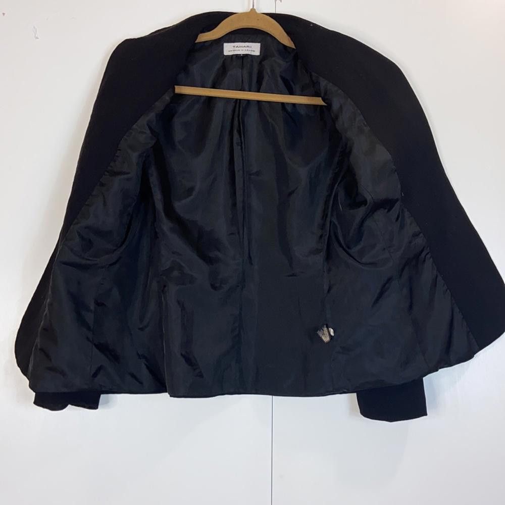 Elie Tahari Tahari l Black Fitted Blazer Size 6 Size M / US 6-8 / IT 42-44 - 8 Thumbnail