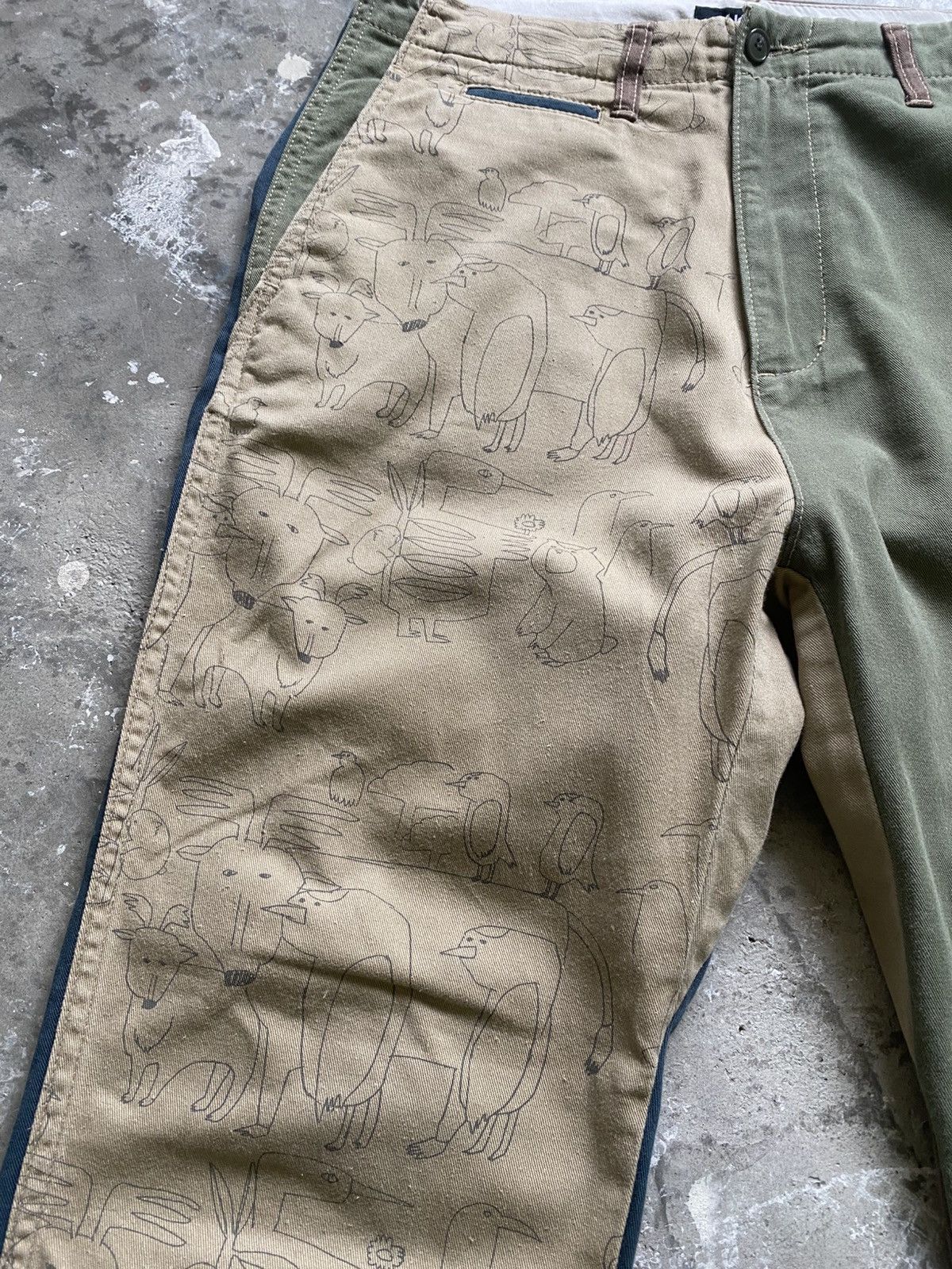 Issey Miyake × Ne-Net × Vintage Vintage Ne-Net By Issey Miyake 4 Tones Pants Size US 30 / EU 46 - 4 Thumbnail