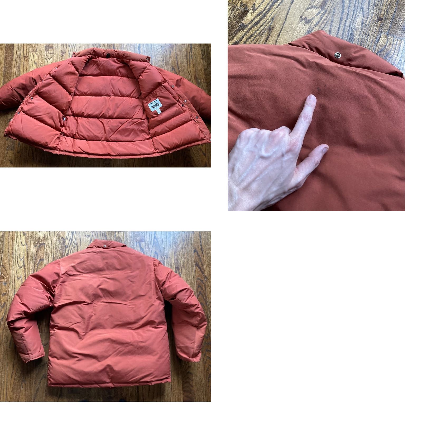 Vintage VINTAGE Woolrich Goose Down Parka Jacket Mens Size Large 70s 80s Redwood Puffer Size US L / EU 52-54 / 3 - 9 Thumbnail