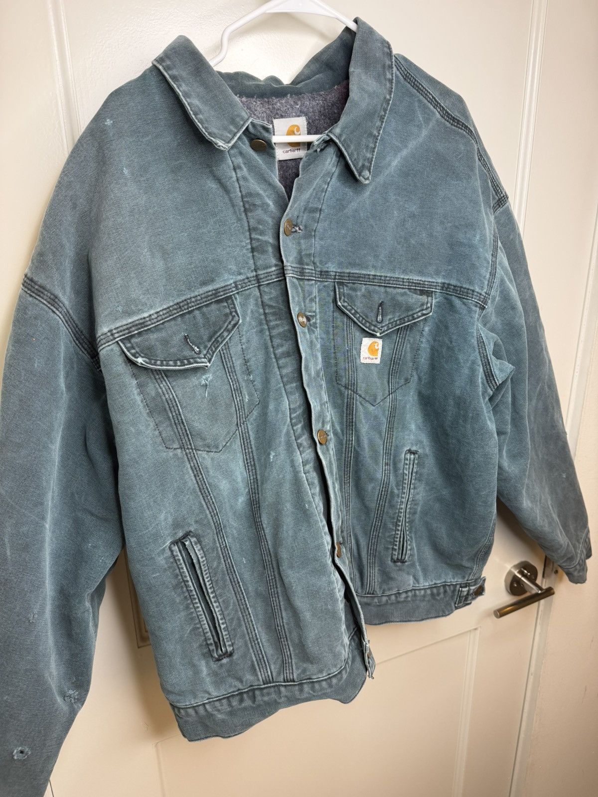 Carhartt Vintage Carhartt Jacket Mens Sz XL JB143 Hunter Green Size US XL / EU 56 / 4 - 1 Thumbnail