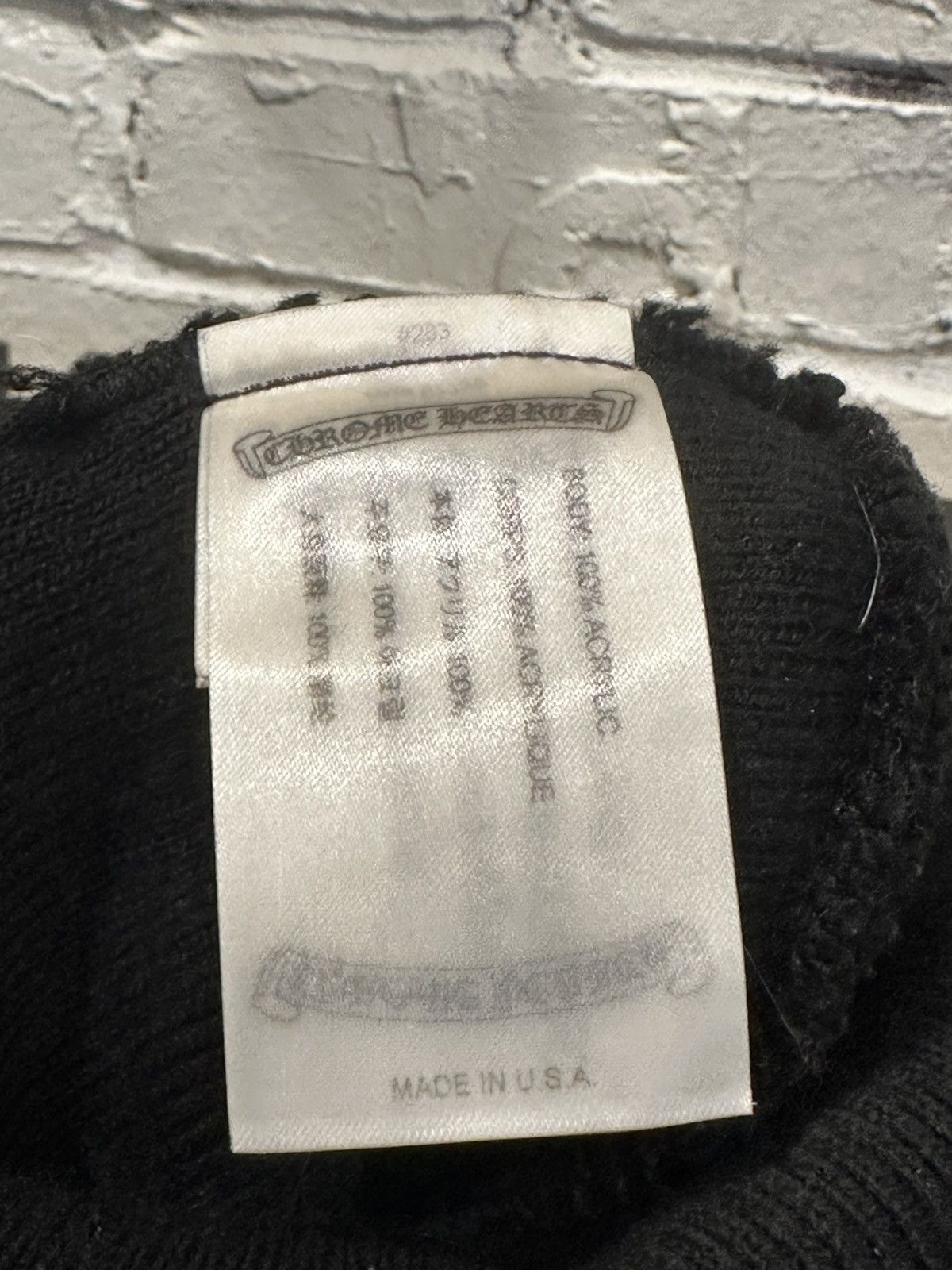 Chrome Hearts Chrome Hearts Beanie Size ONE SIZE - 3 Thumbnail
