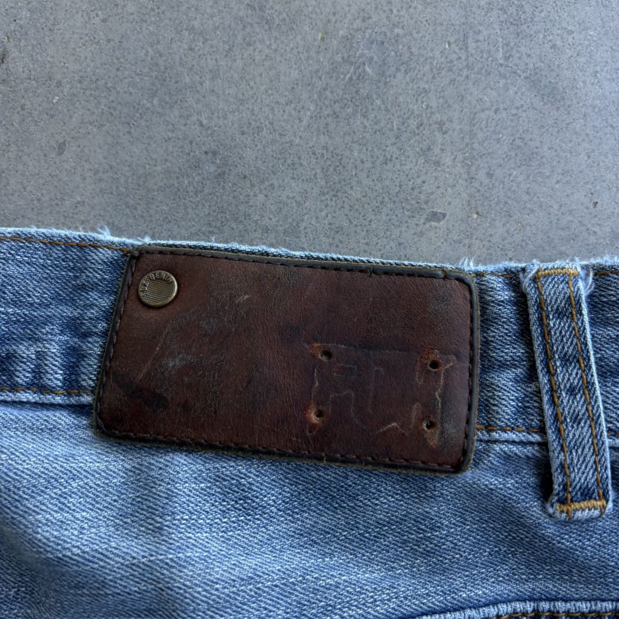 Fox Racing Y2K Fox Racing 32x32 Duster Style Denim Jeans blue Baggy Size US 32 / EU 48 - 9 Thumbnail